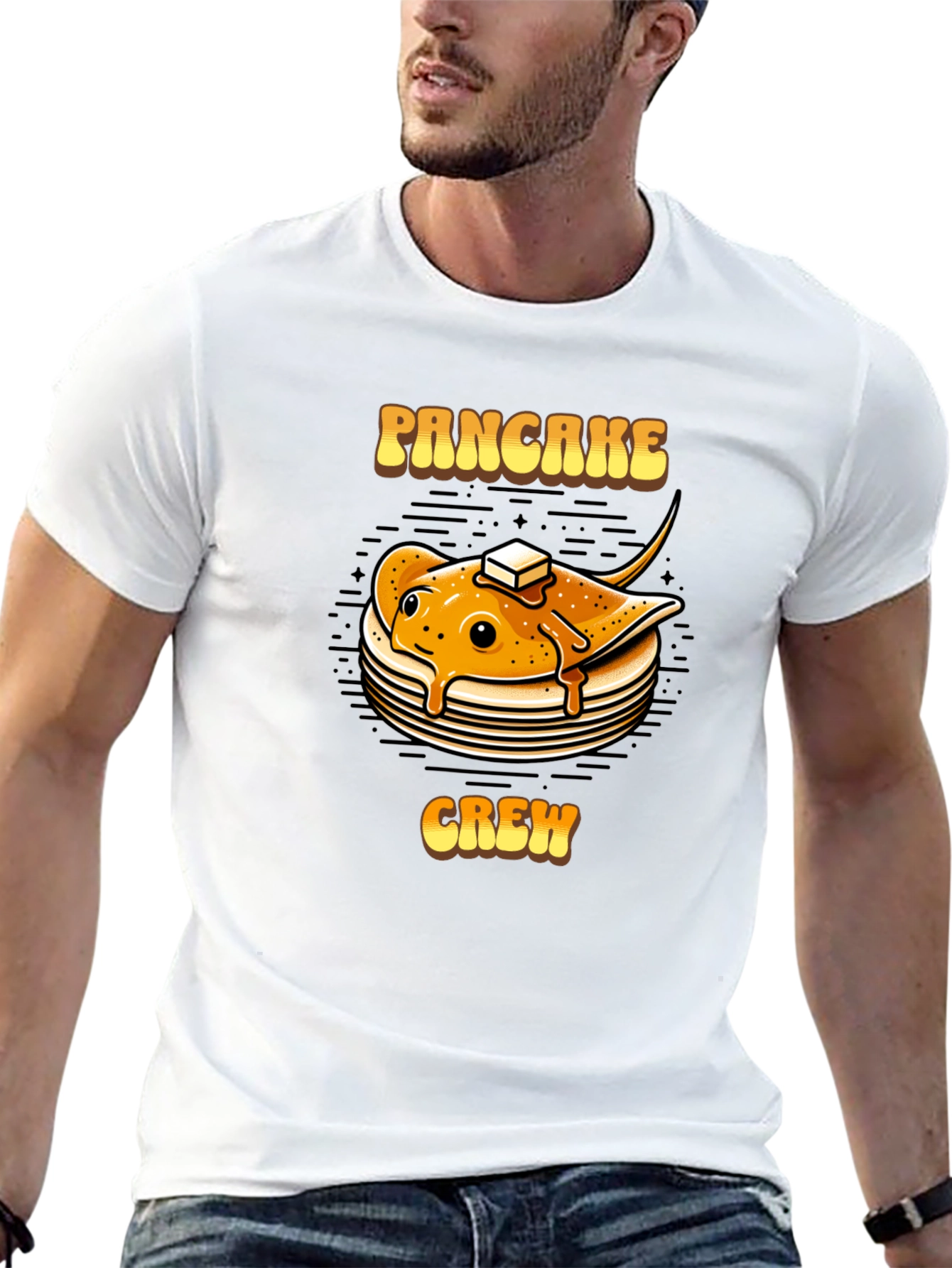 Pancake Crew Graphic T-Shirt