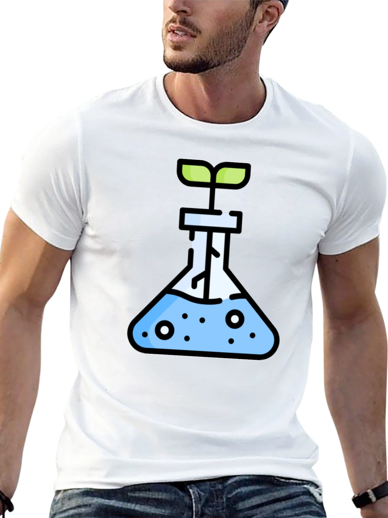 Science Sprout Black T-Shirt
