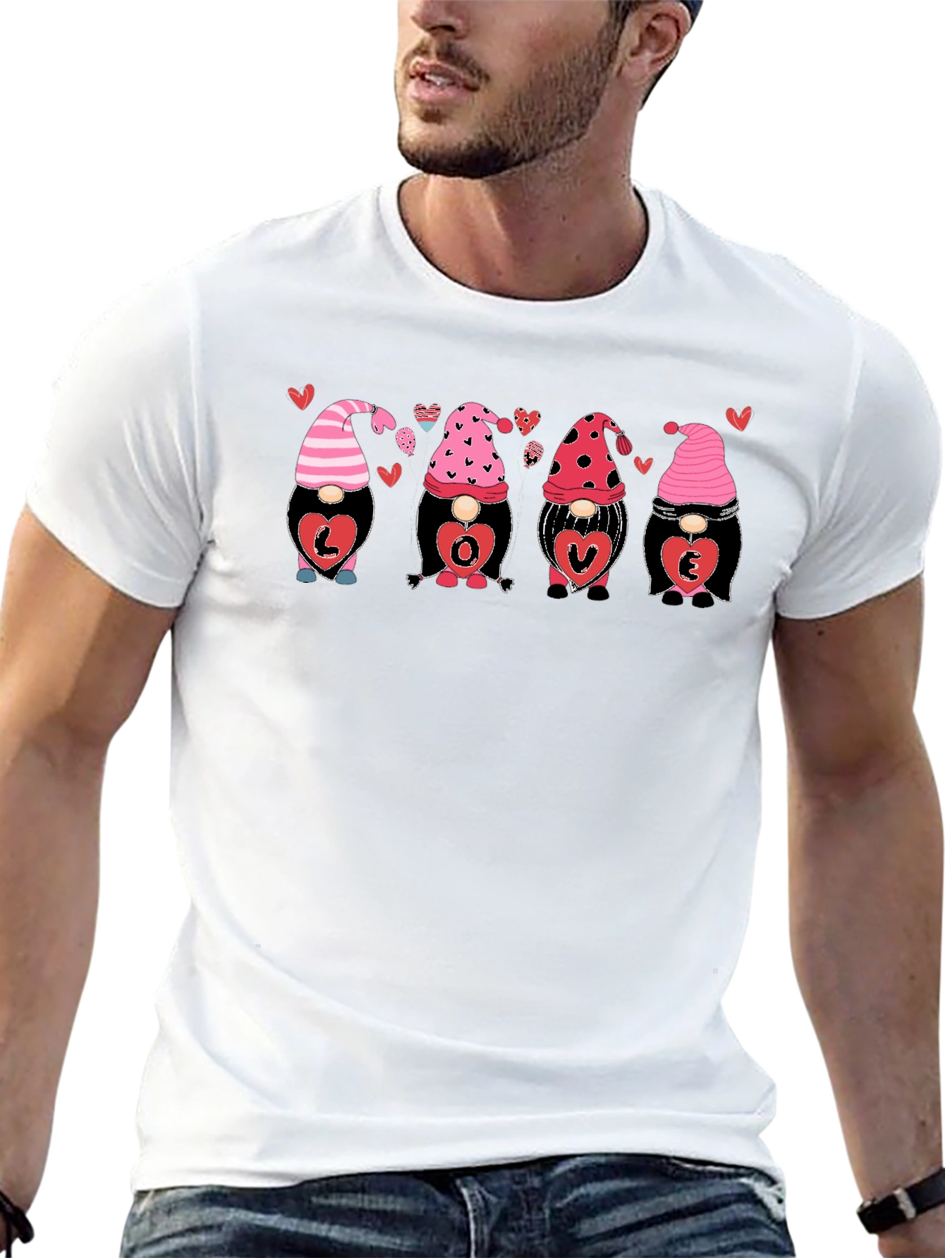 Valentines Day Gnome Love T-Shirt