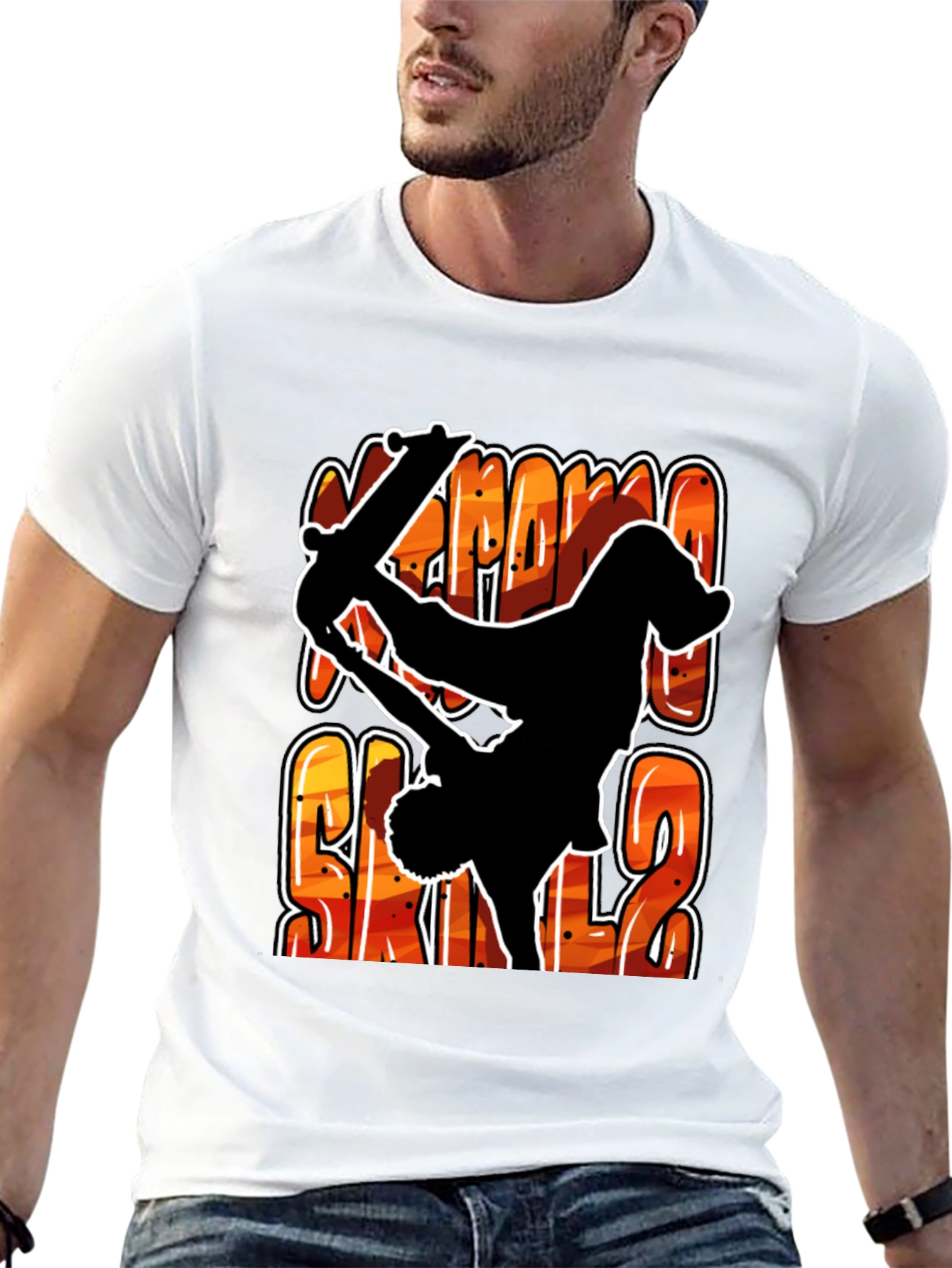Extreme Skills Skater T-Shirt - Black