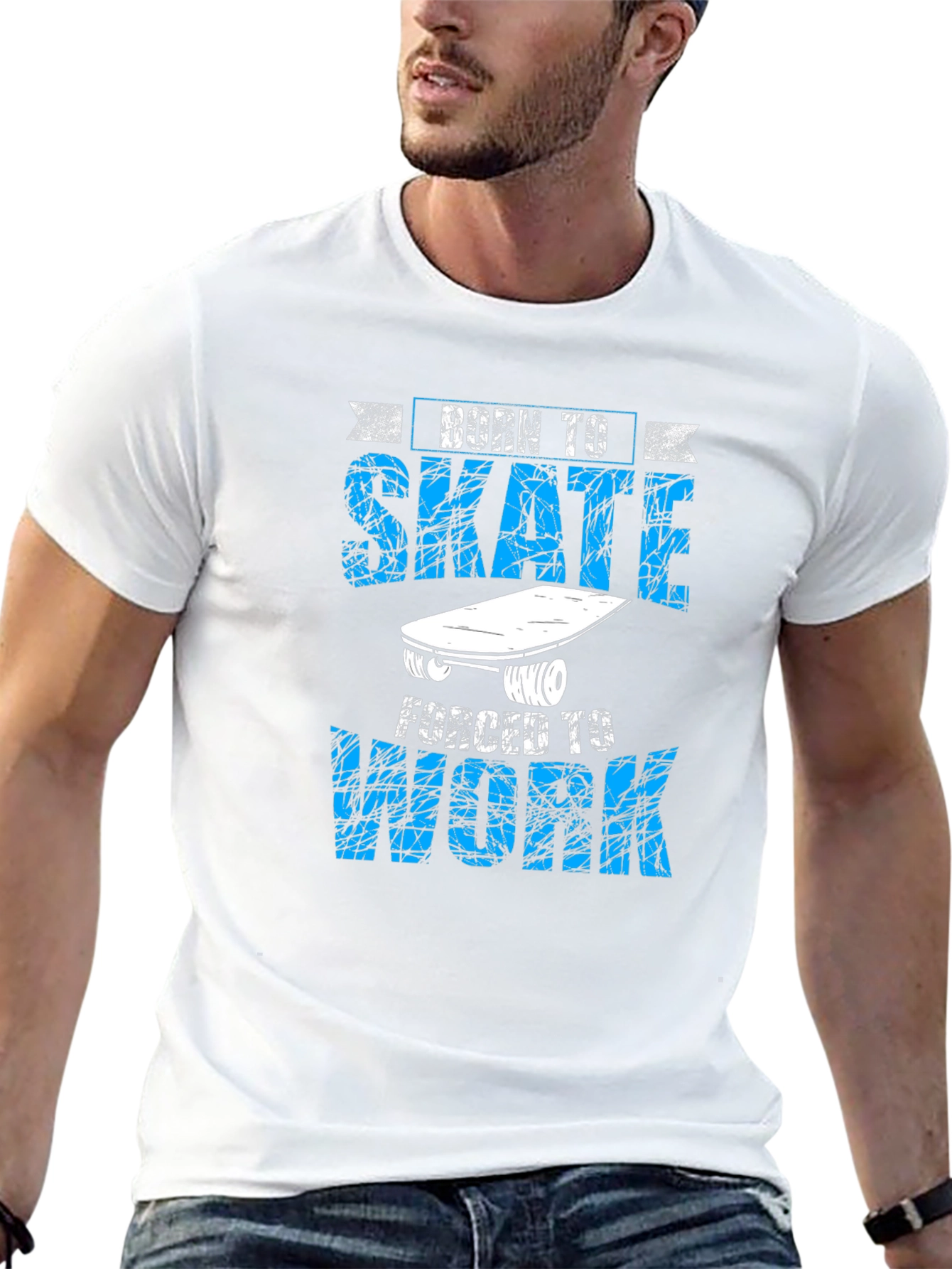 Born To Skate T-Shirt - Skateboarder Gift