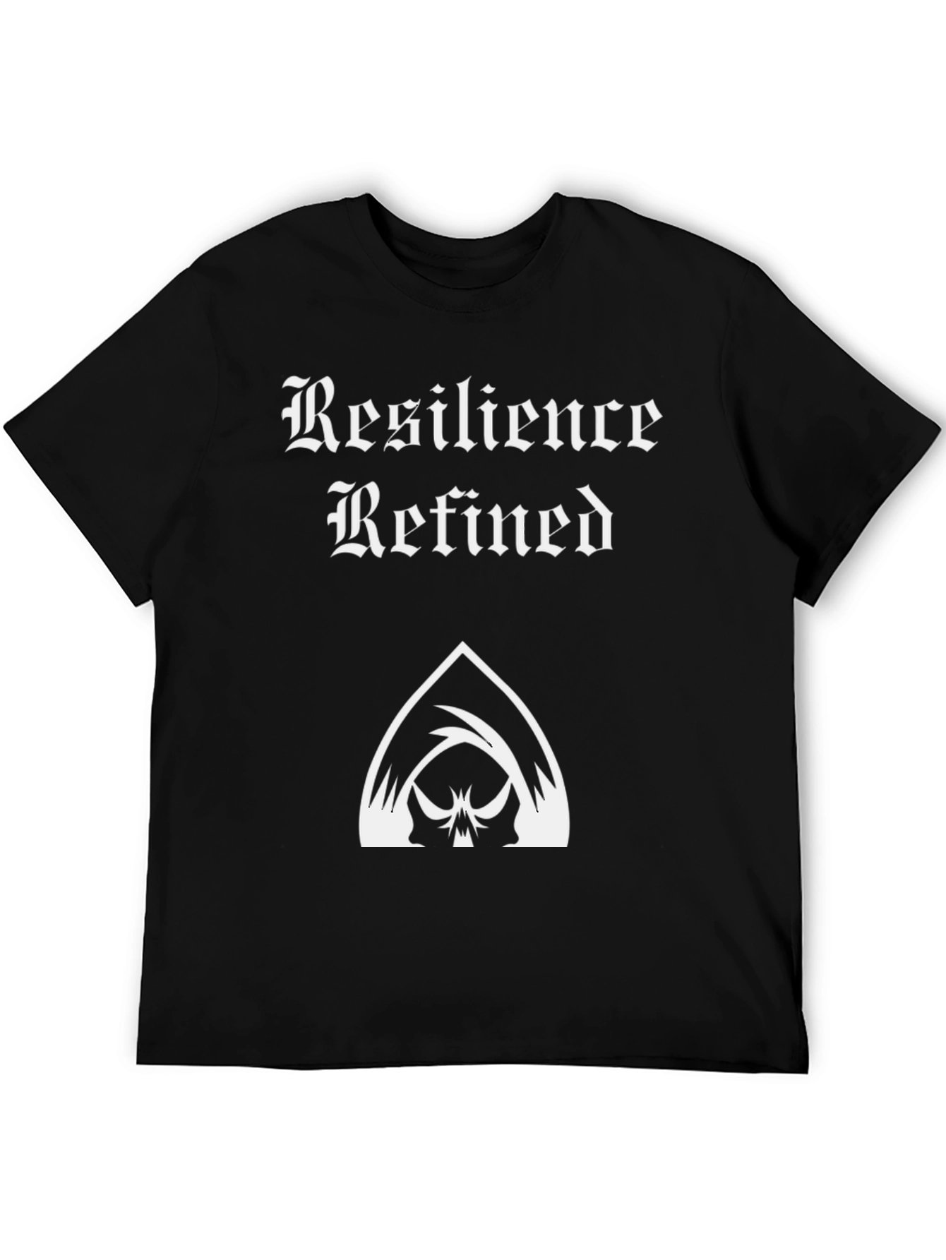 Resilience Refined Graphic Tee - Black Cotton Blend