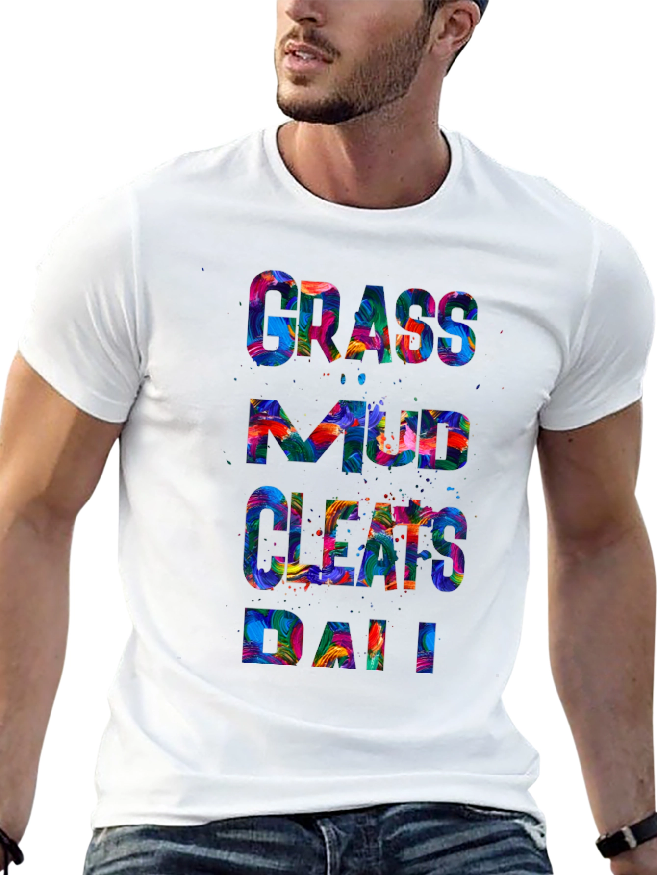 Grass Mud Cleats Ball T-Shirt