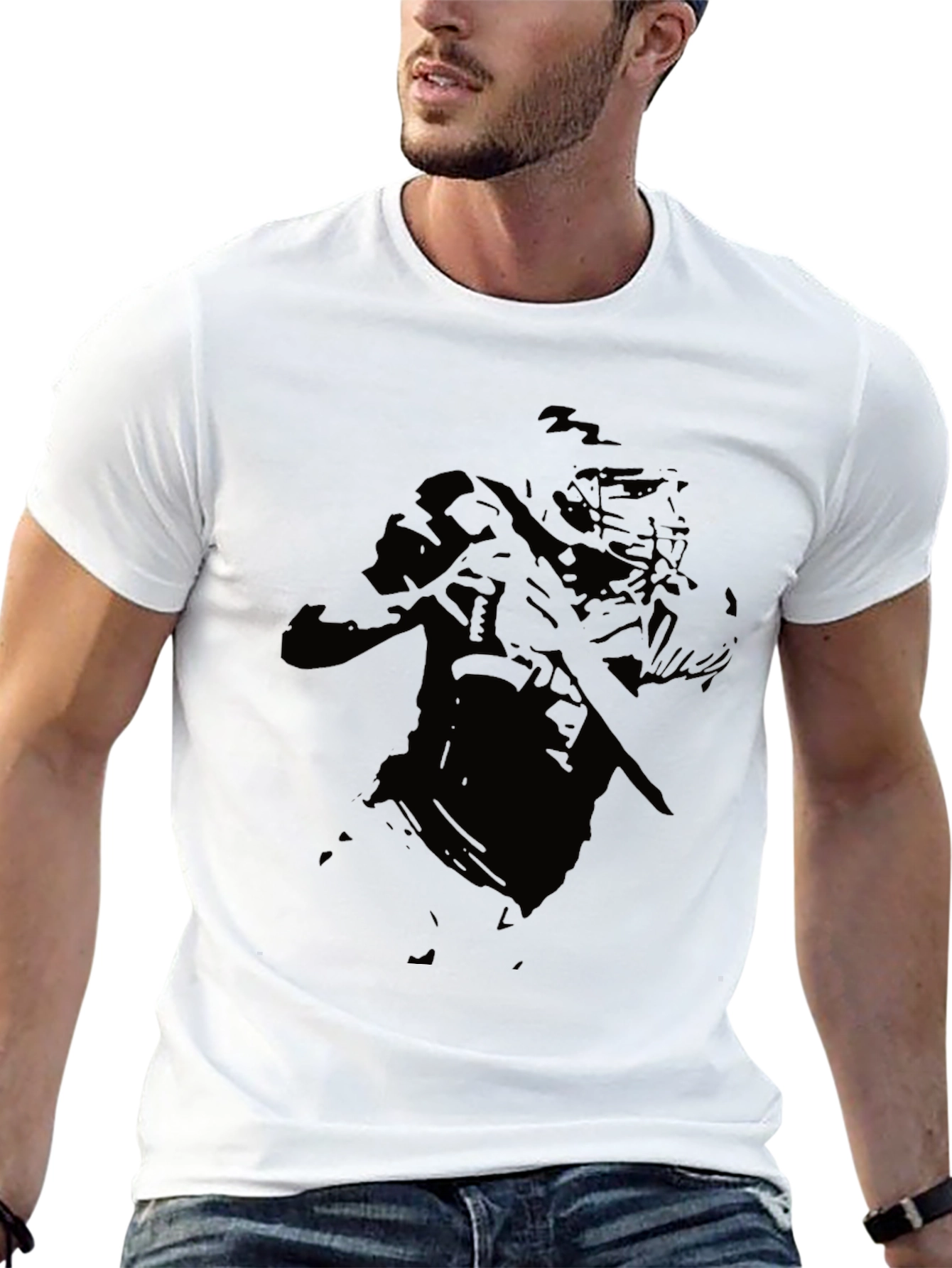 Mens Graphic Black T-Shirt