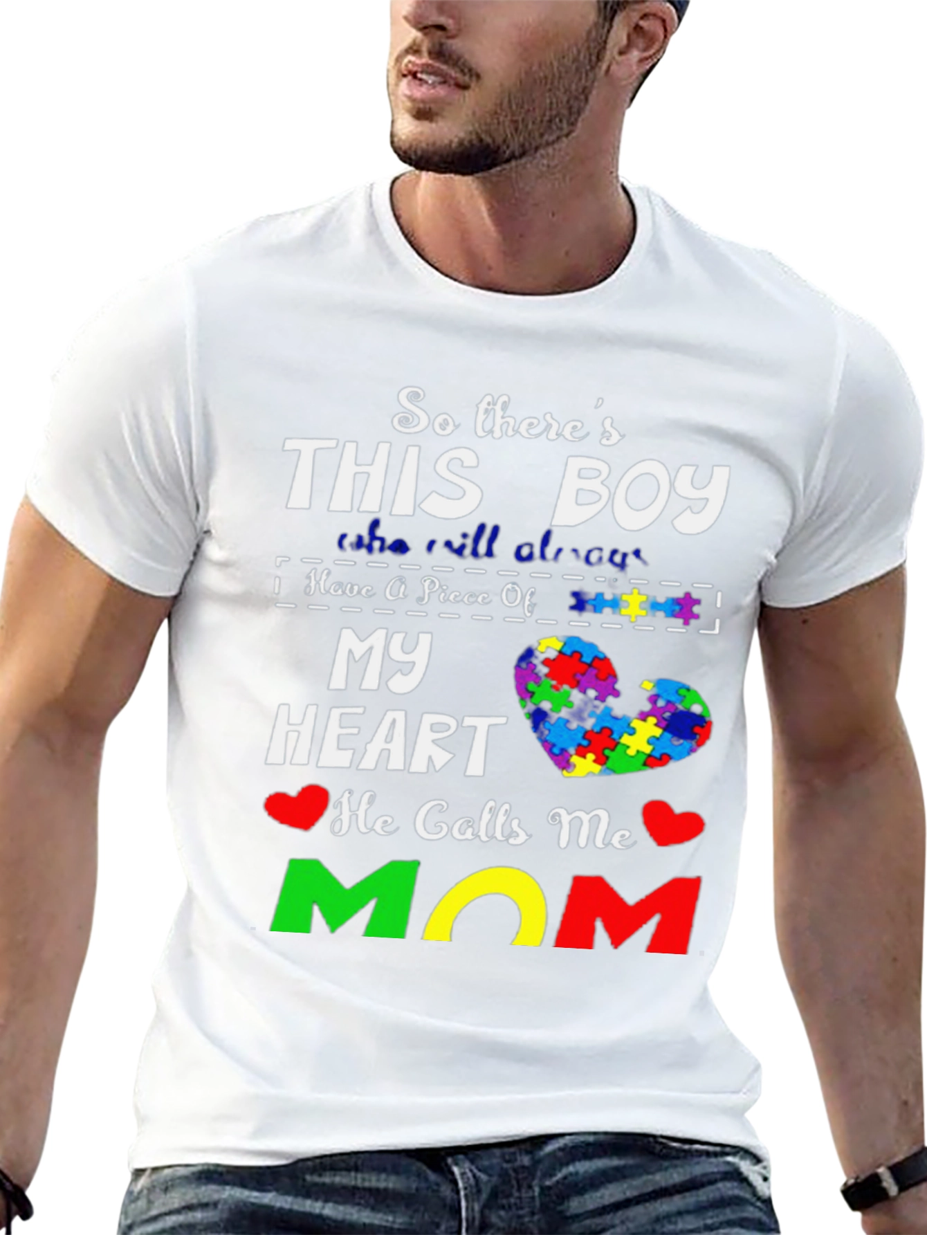 Autism Awareness Mom T-Shirt