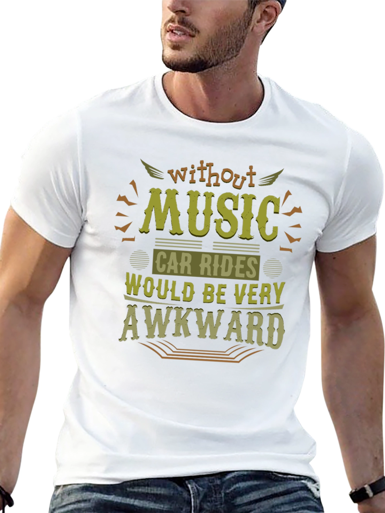 Awkward Car Rides Music Graphic Tee