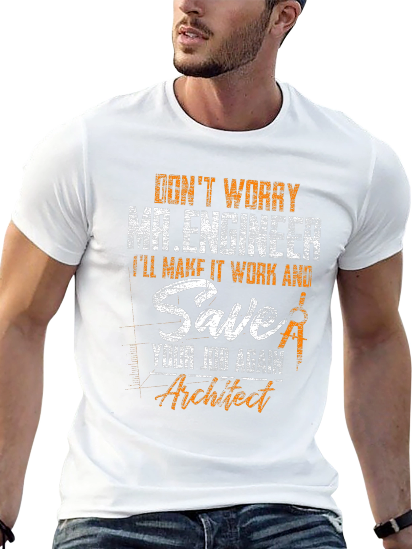Engineer vs Architect Graphic Tee