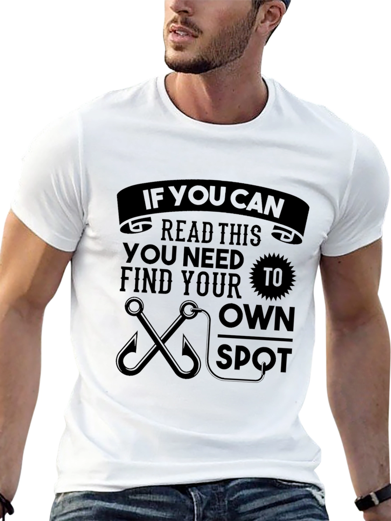 Funny Fishing T-Shirt - If You Can Read This