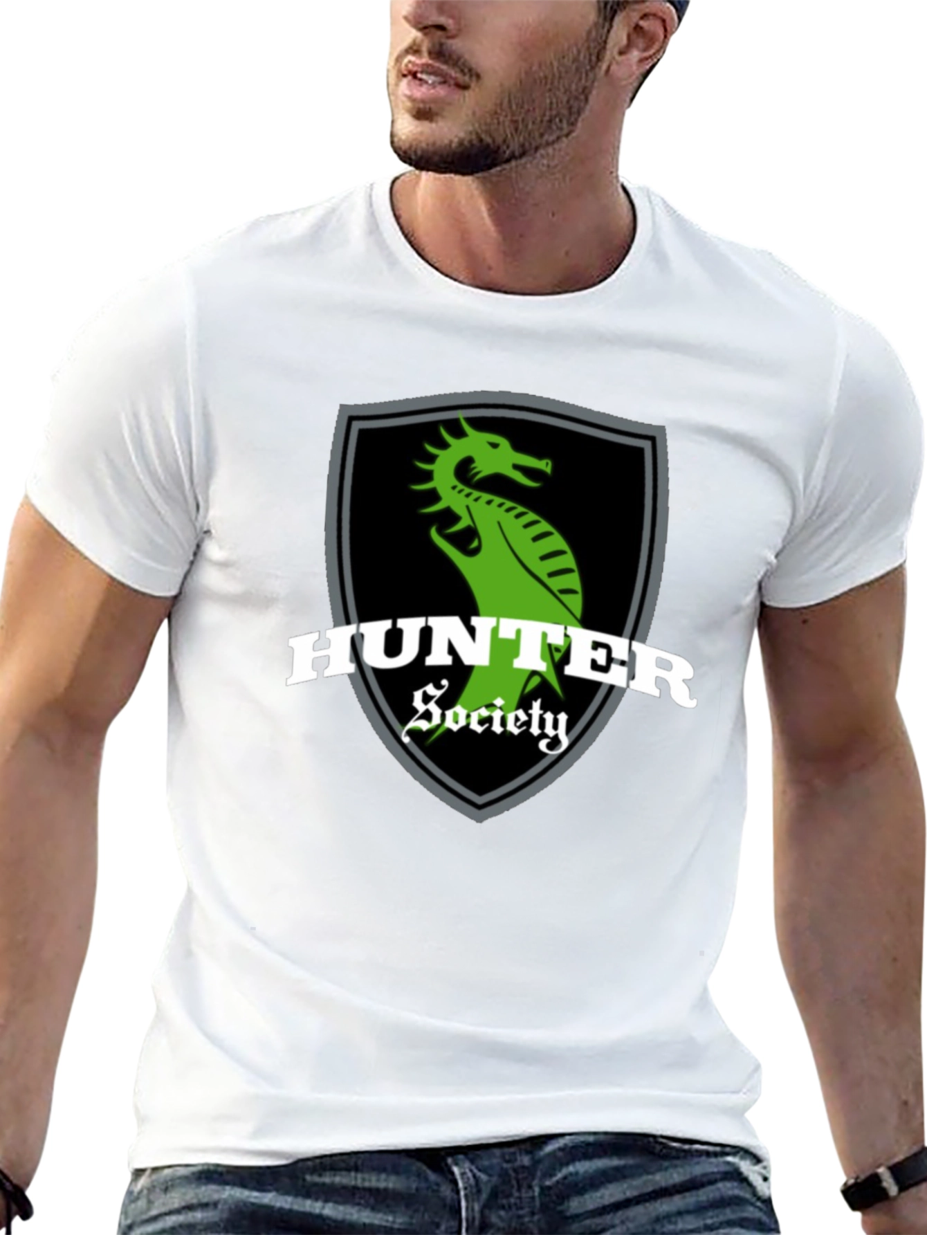 Hunter Society Dragon Graphic Black T-Shirt