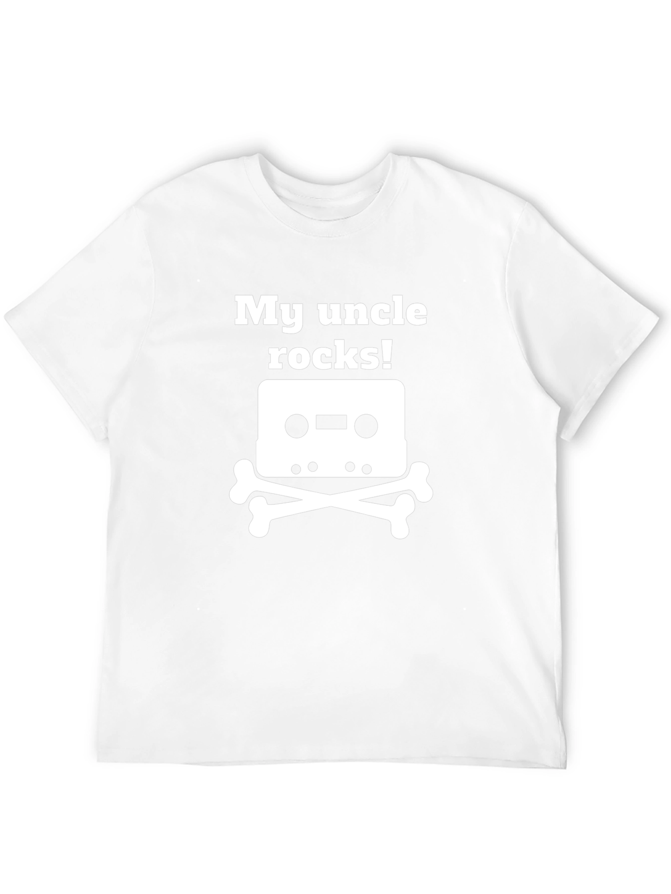 My Uncle Rocks! Cassette Bones Graphic T-Shirt