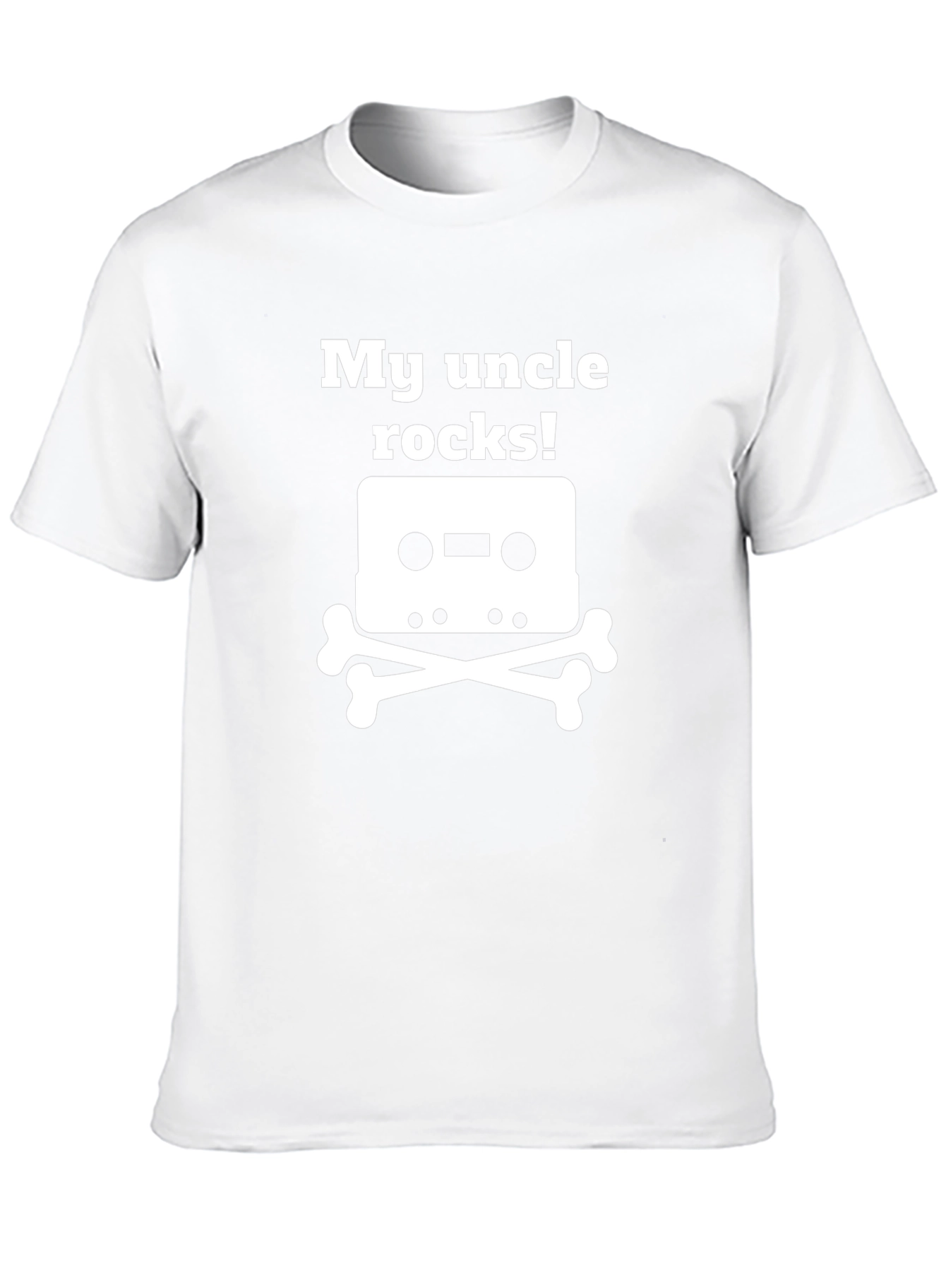 My Uncle Rocks! Cassette Bones Graphic T-Shirt