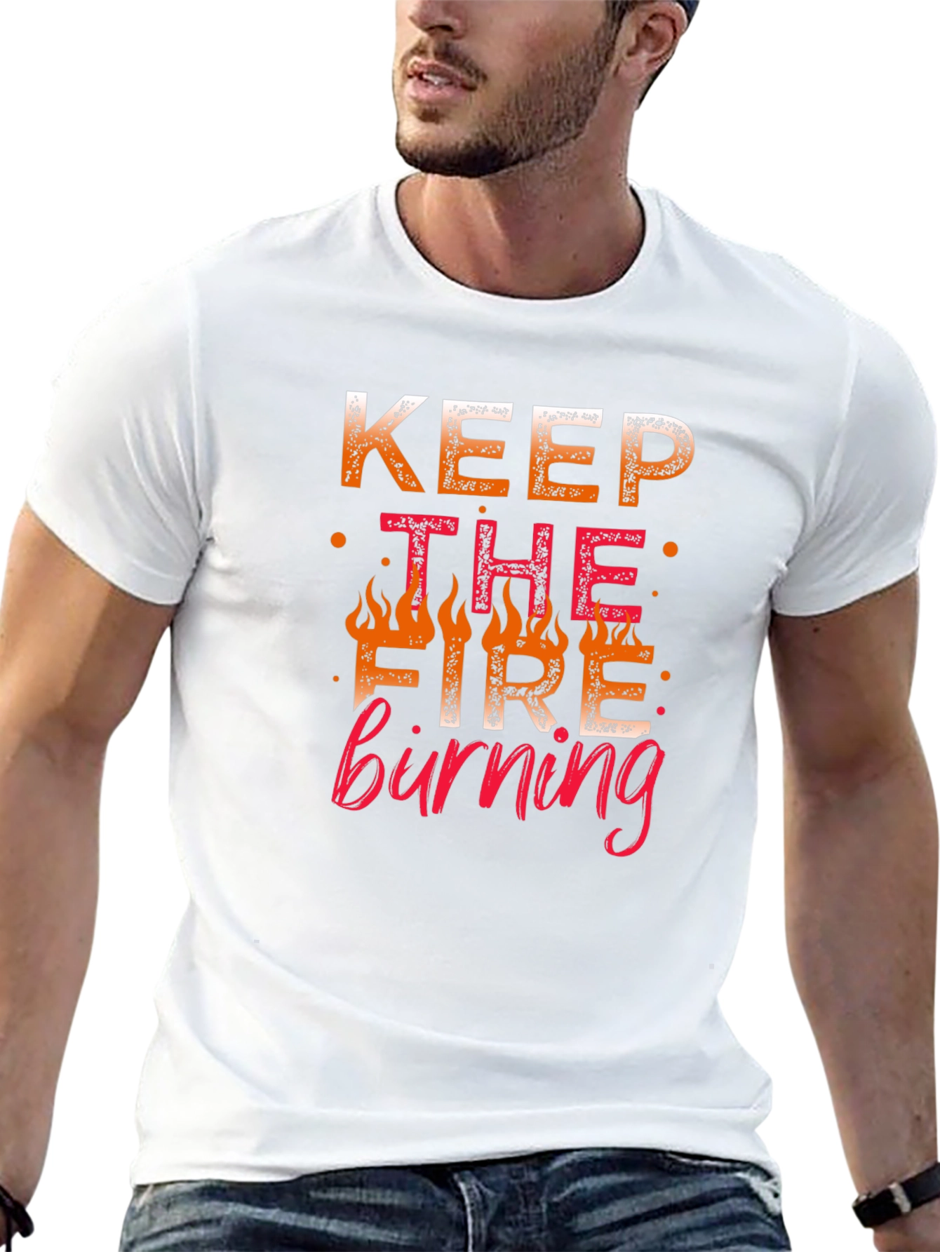 Keep The Fire Burning Graphic Tee