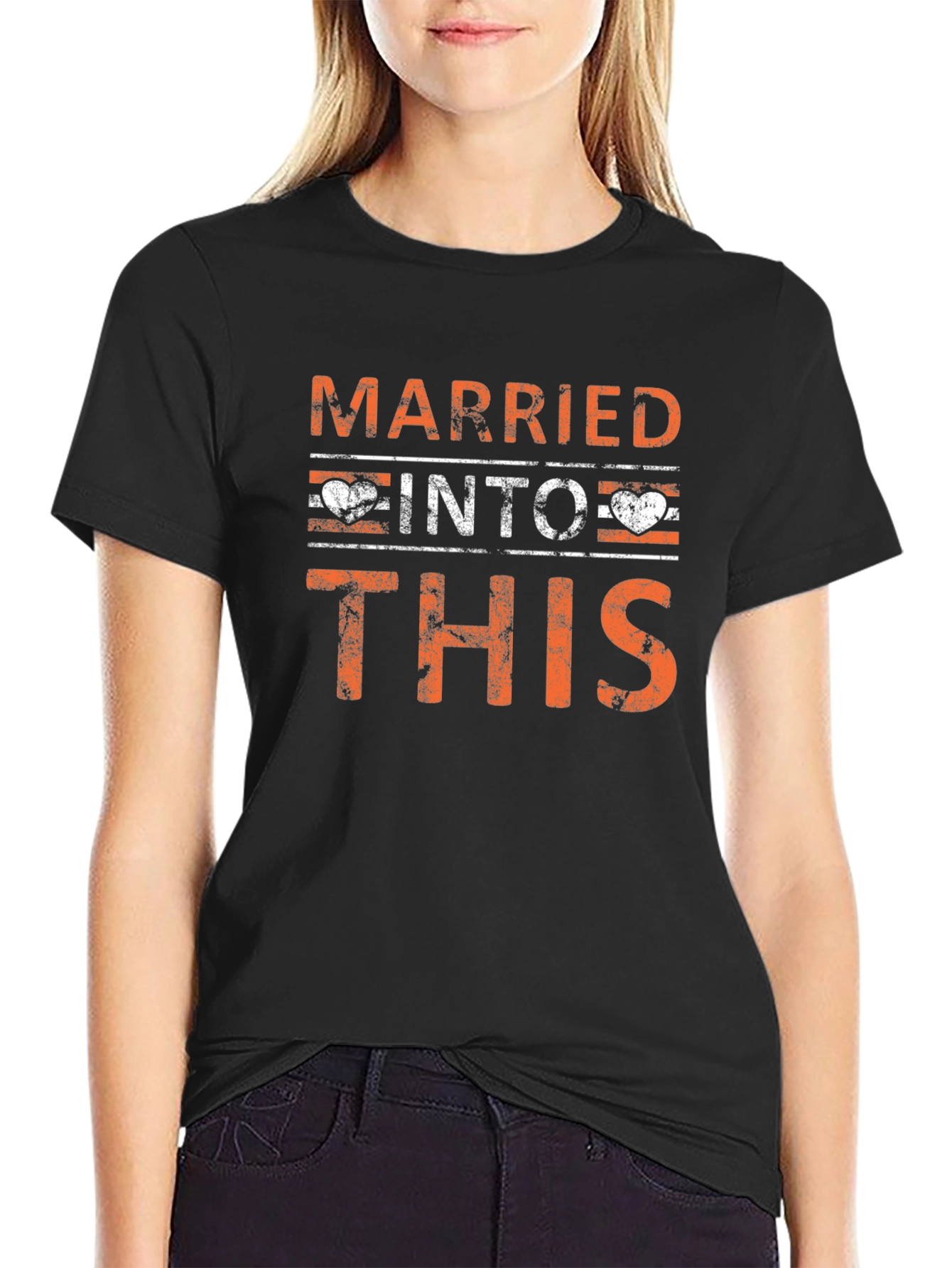 Married Into This Graphic Tee - Black Cotton Shirt
