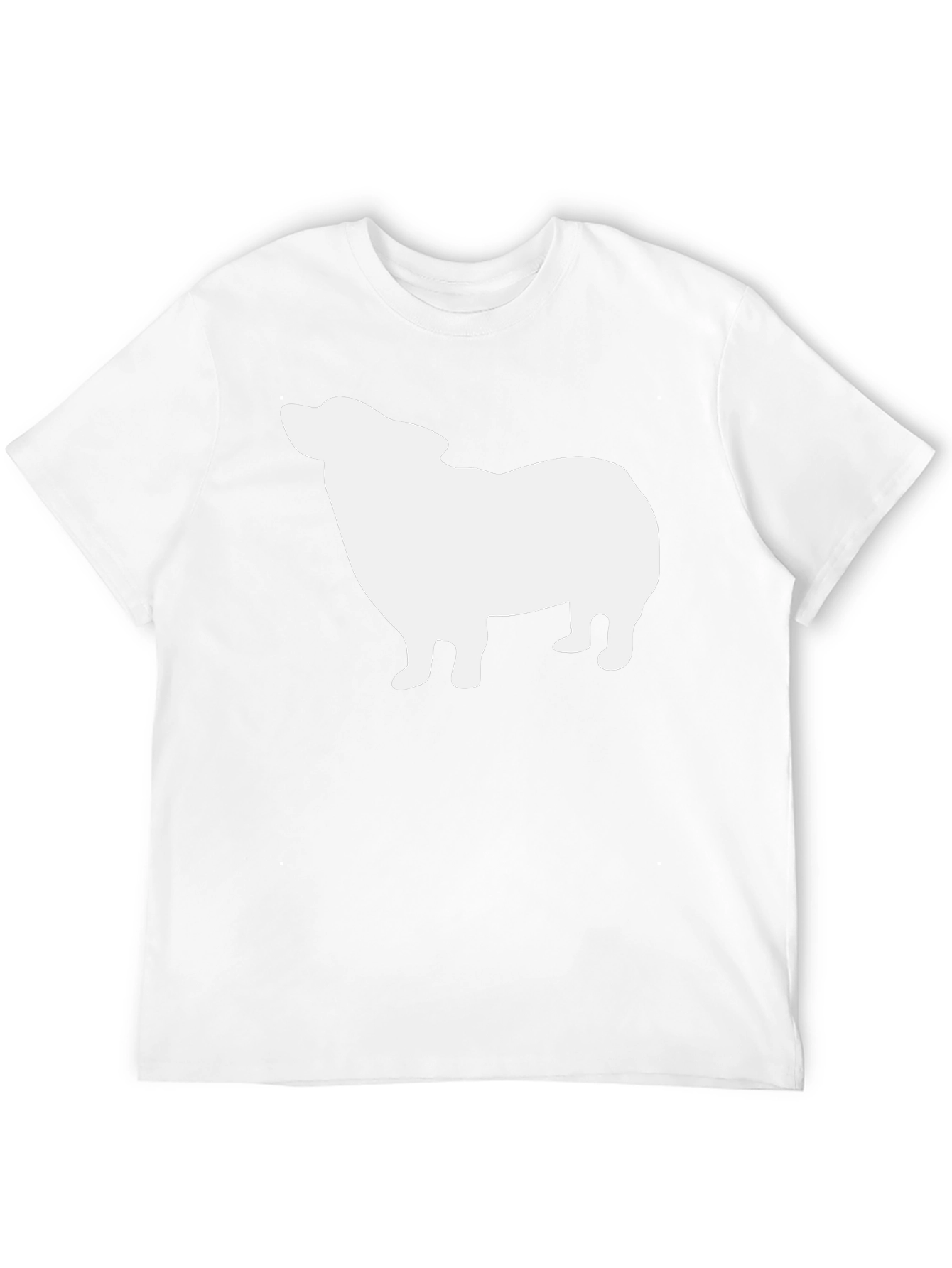 Dog Silhouette Black T-Shirt