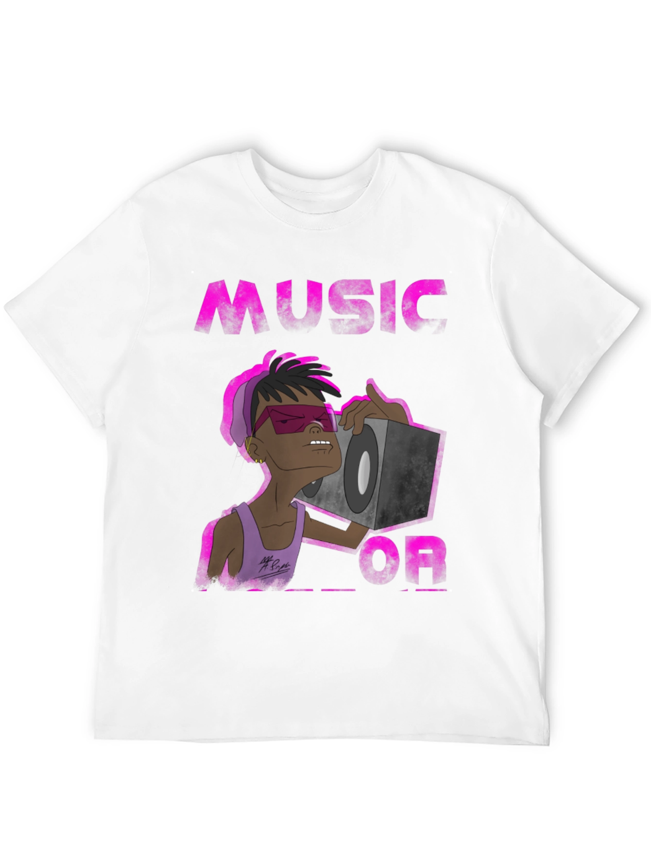 Music Or... Graphic Print T-Shirt