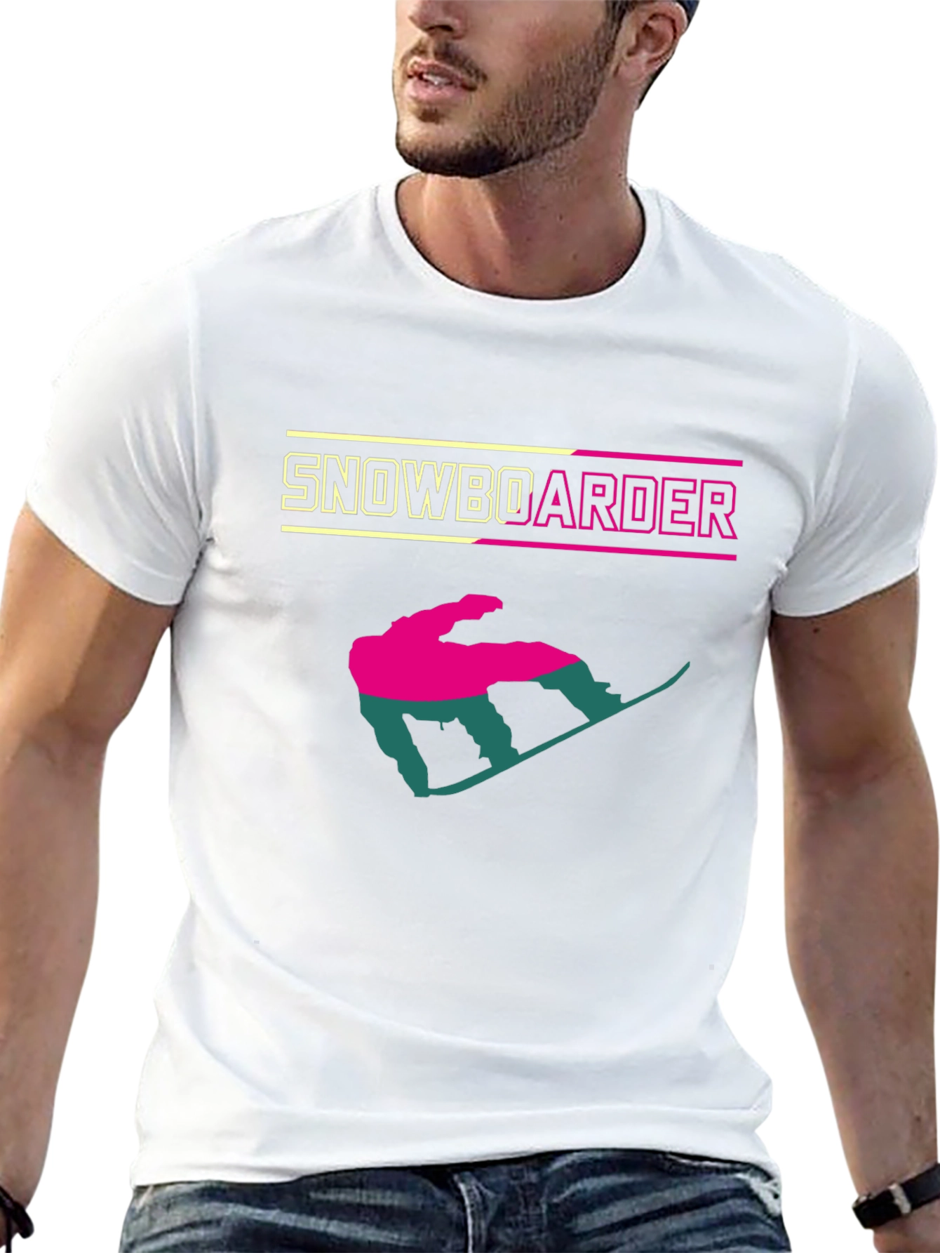 Snowboarder Graphic Tee - Stylish Sportswear