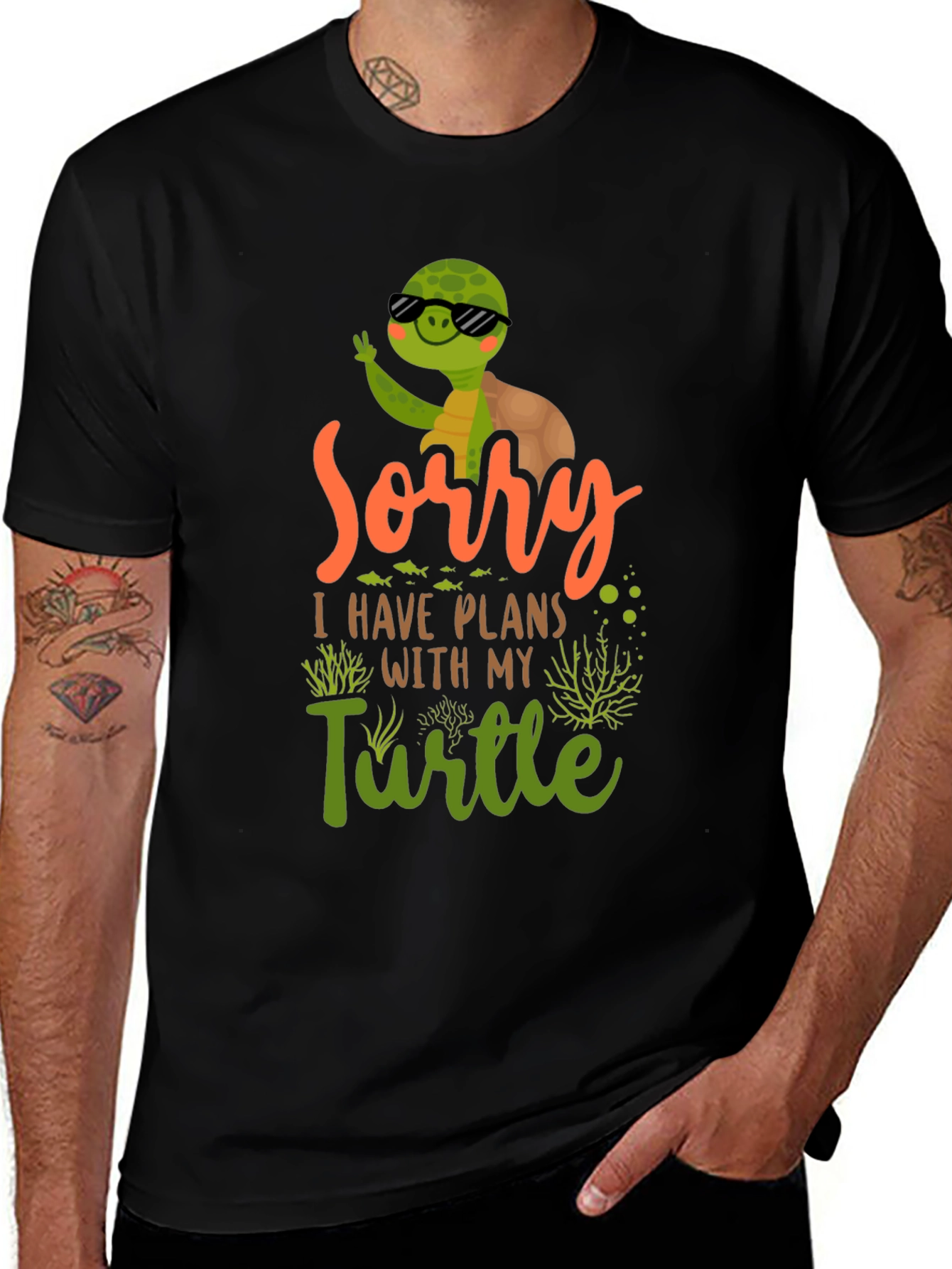Sorry I Have Plans With My Turtle T-Shirt
