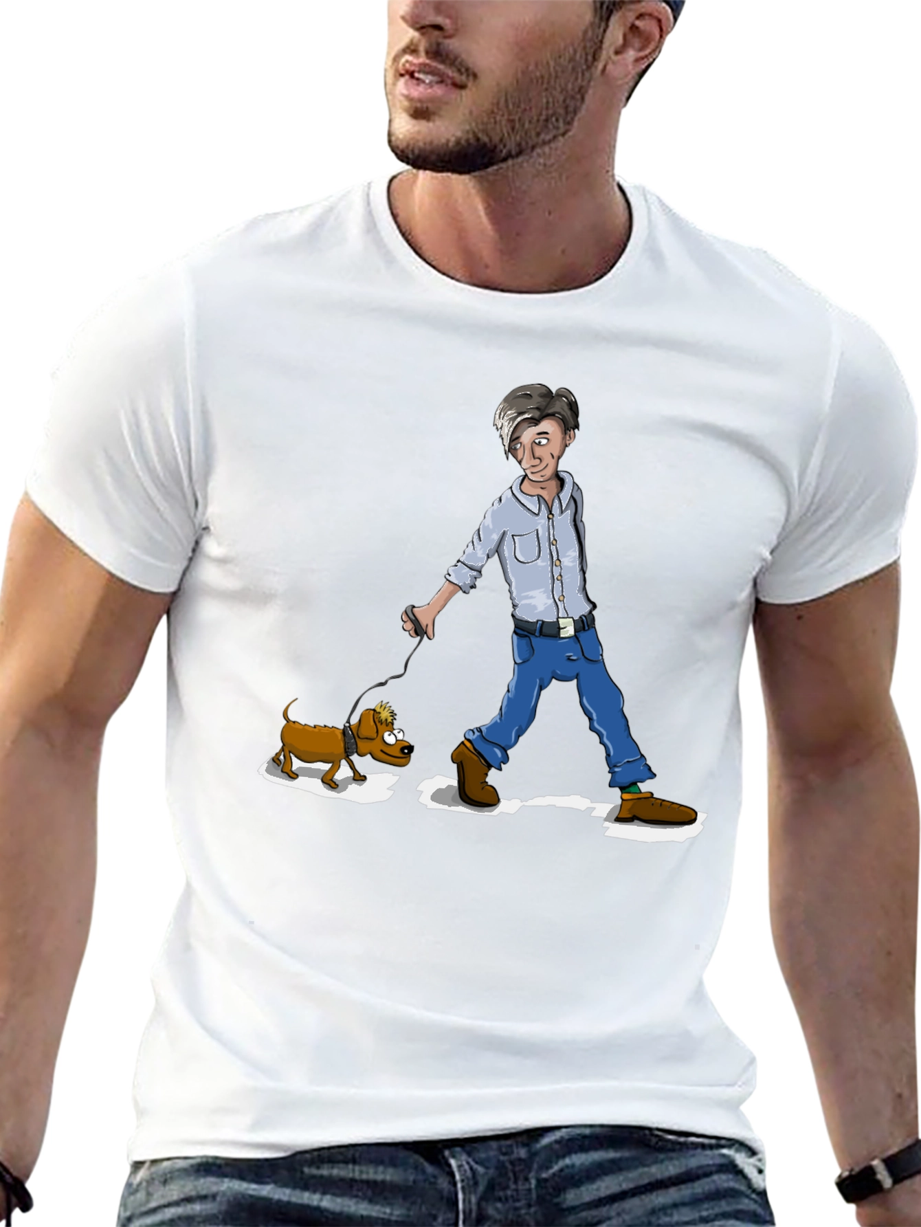 Man and Dog T-Shirt