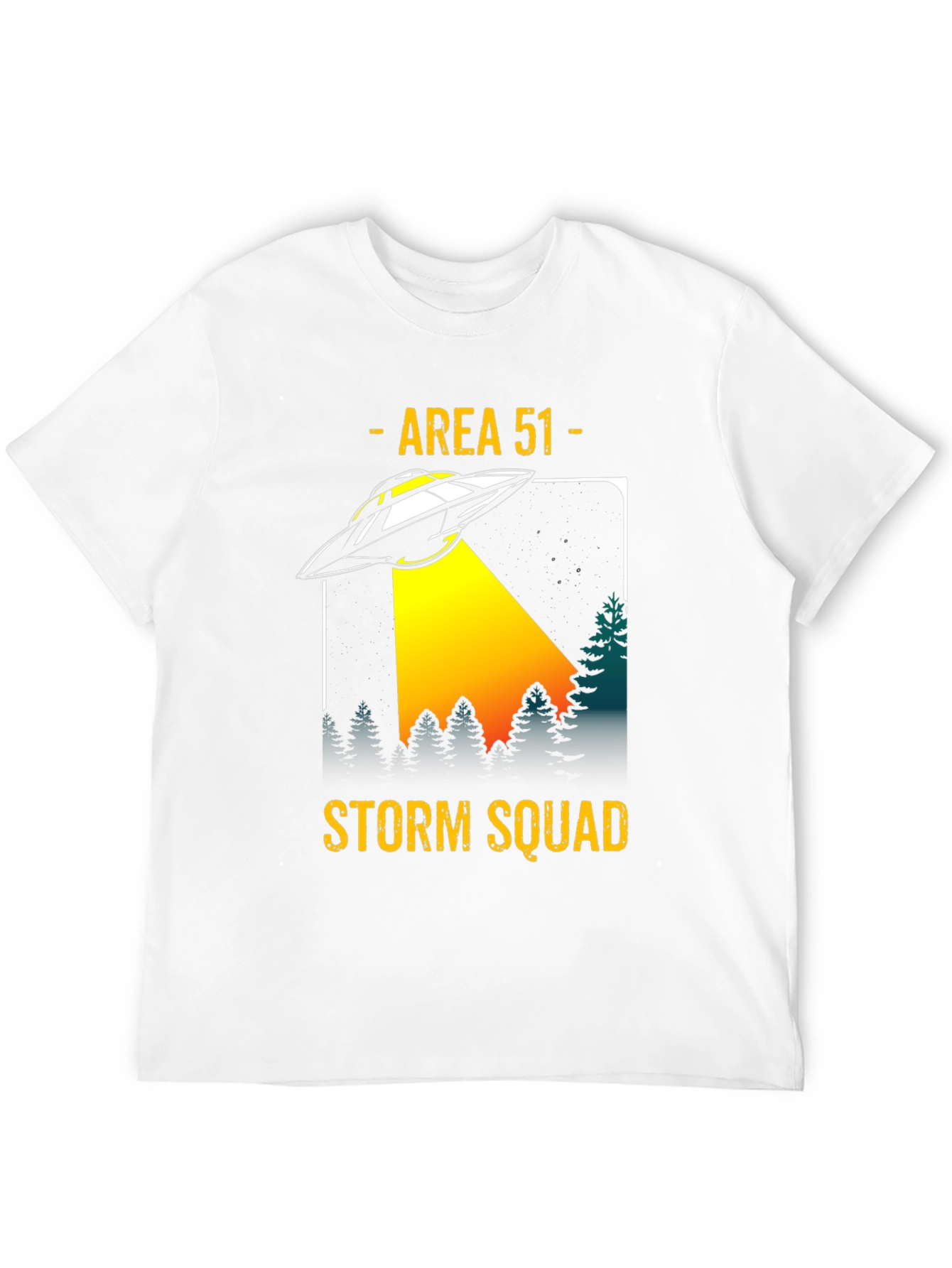 Area 51 Storm Squad UFO Graphic T-Shirt