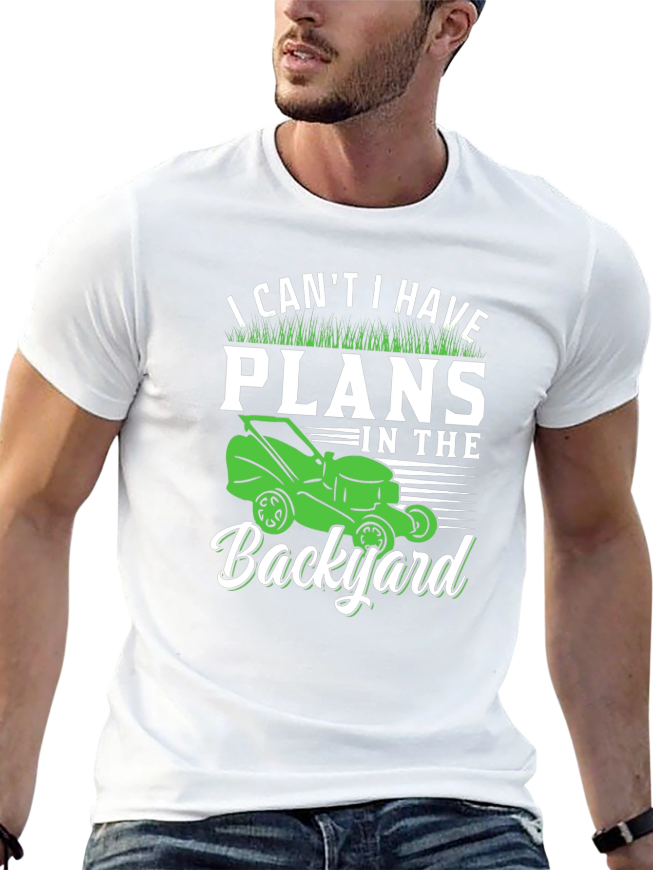 Backyard Plans Graphic Tee - Gardening Lawn Care Shirt