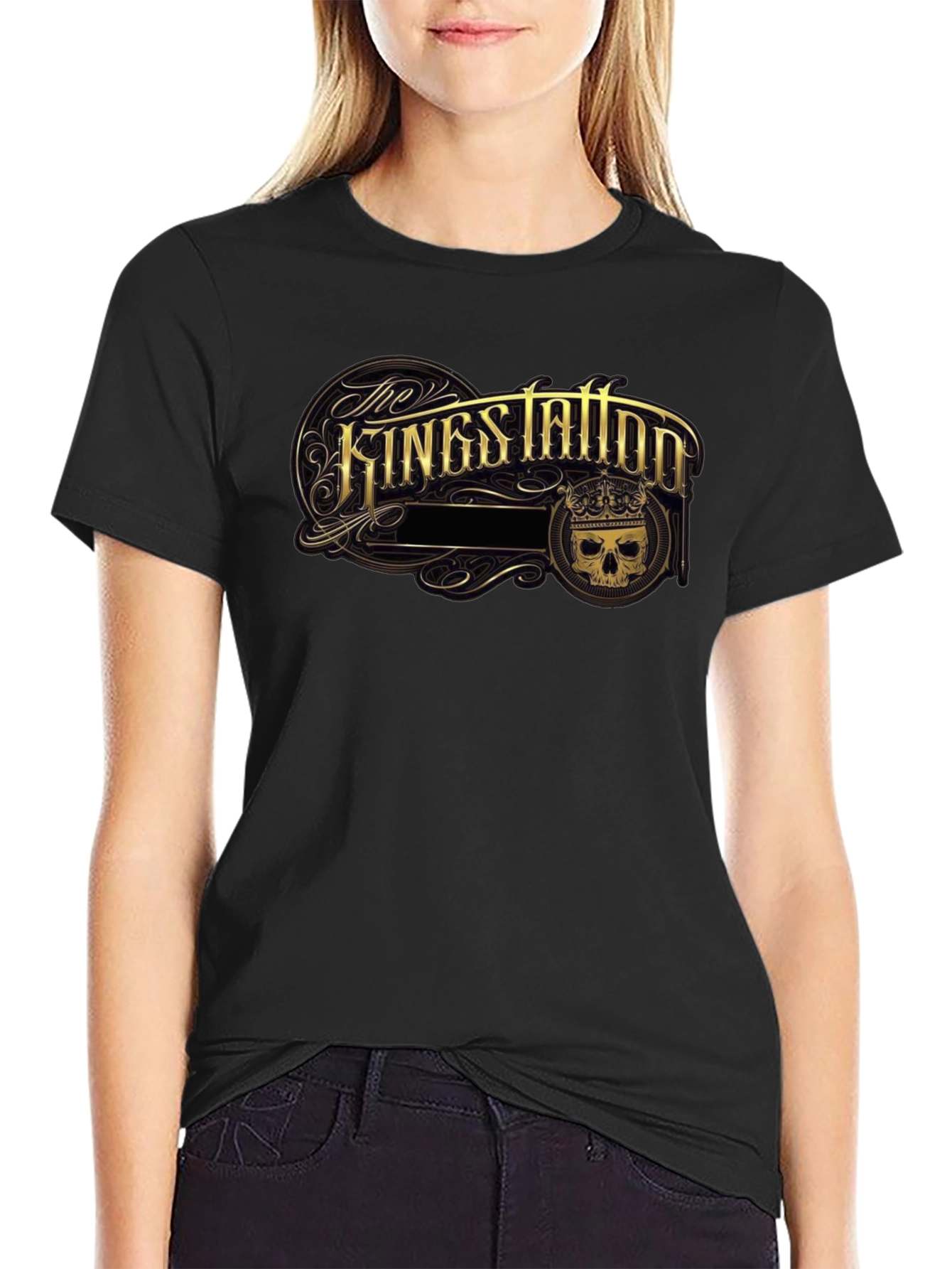 The Kings Tattoo Black Graphic T-Shirt