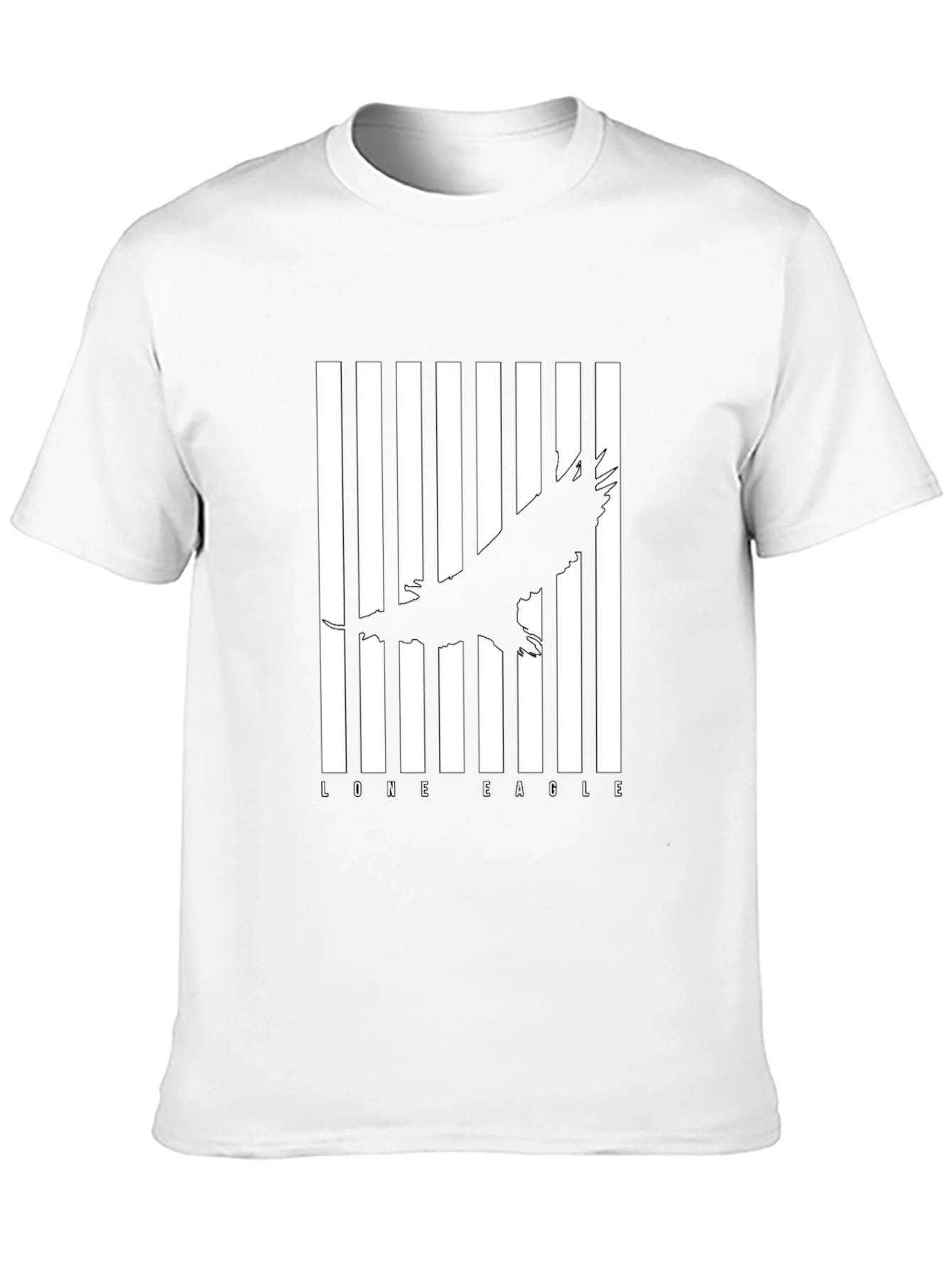 Lone Eagle Graphic Black T-Shirt
