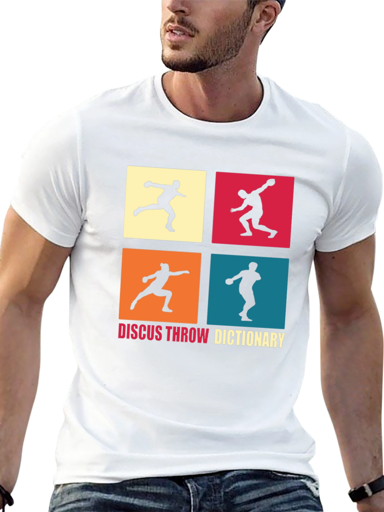 Discus Throw Dictionary Graphic T-Shirt