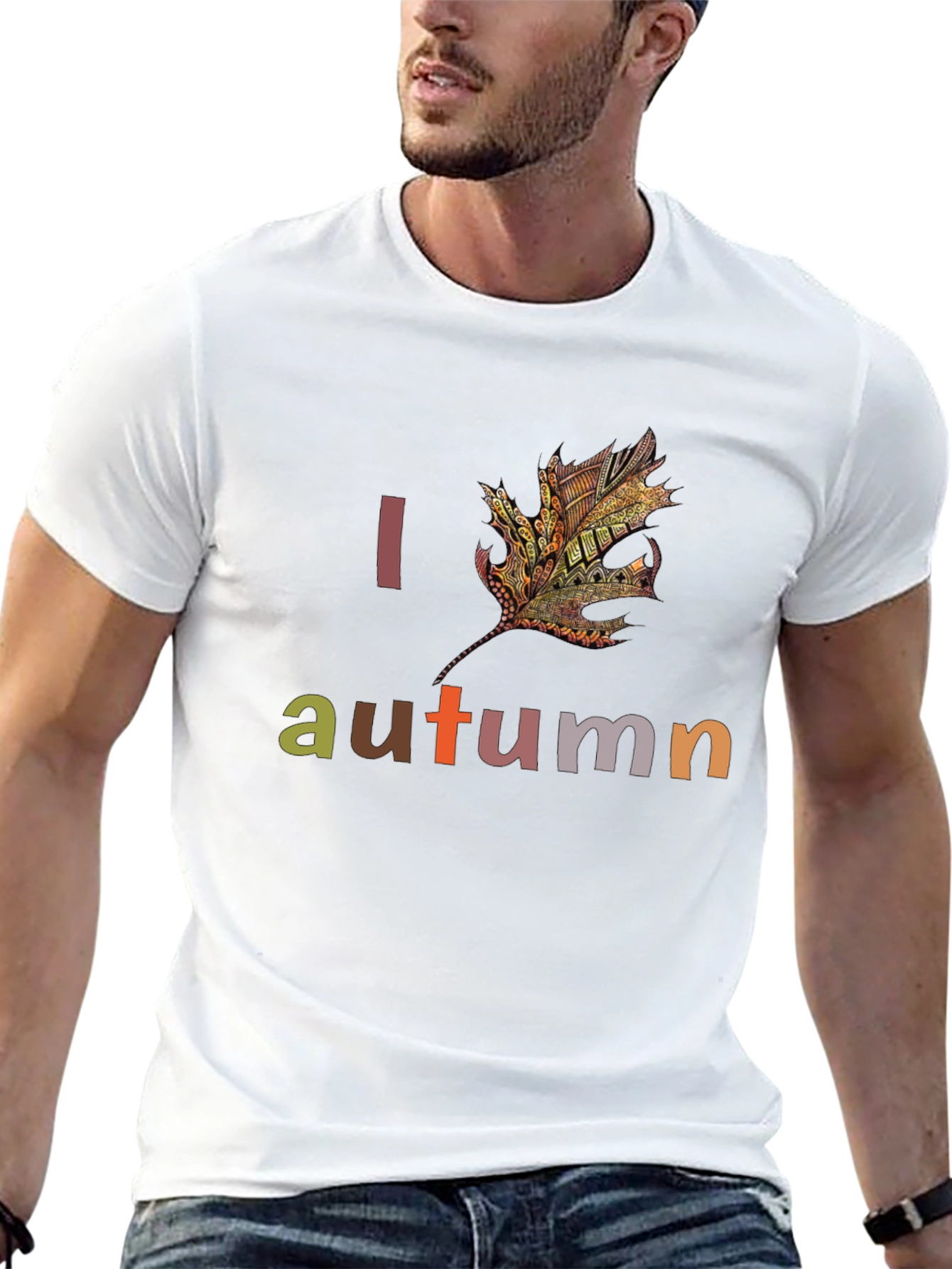 I Love Autumn Graphic T-Shirt