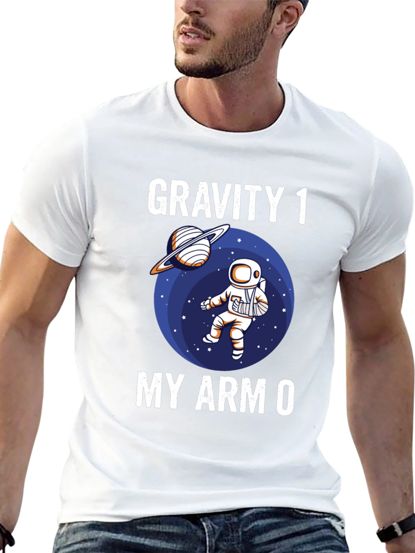 Gravity 1 My Arm 0 Graphic T-Shirt