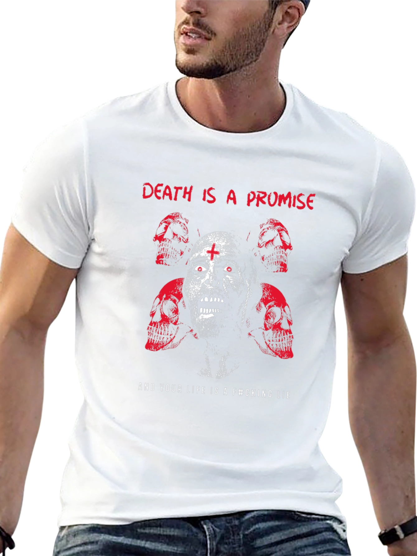 Edgy Death is a Promise Graphic Tee
