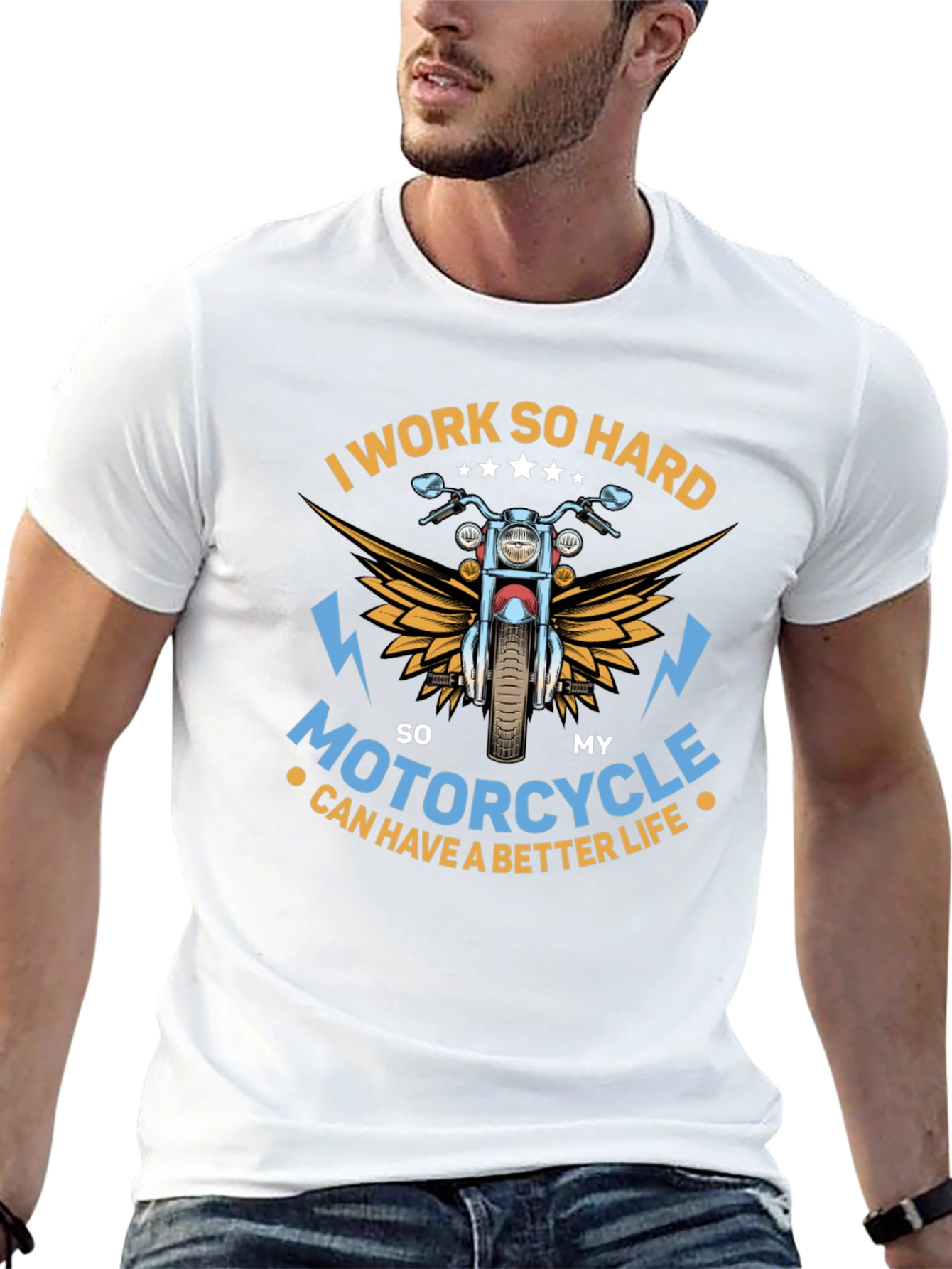 I Work So Hard Motorcycle T-Shirt