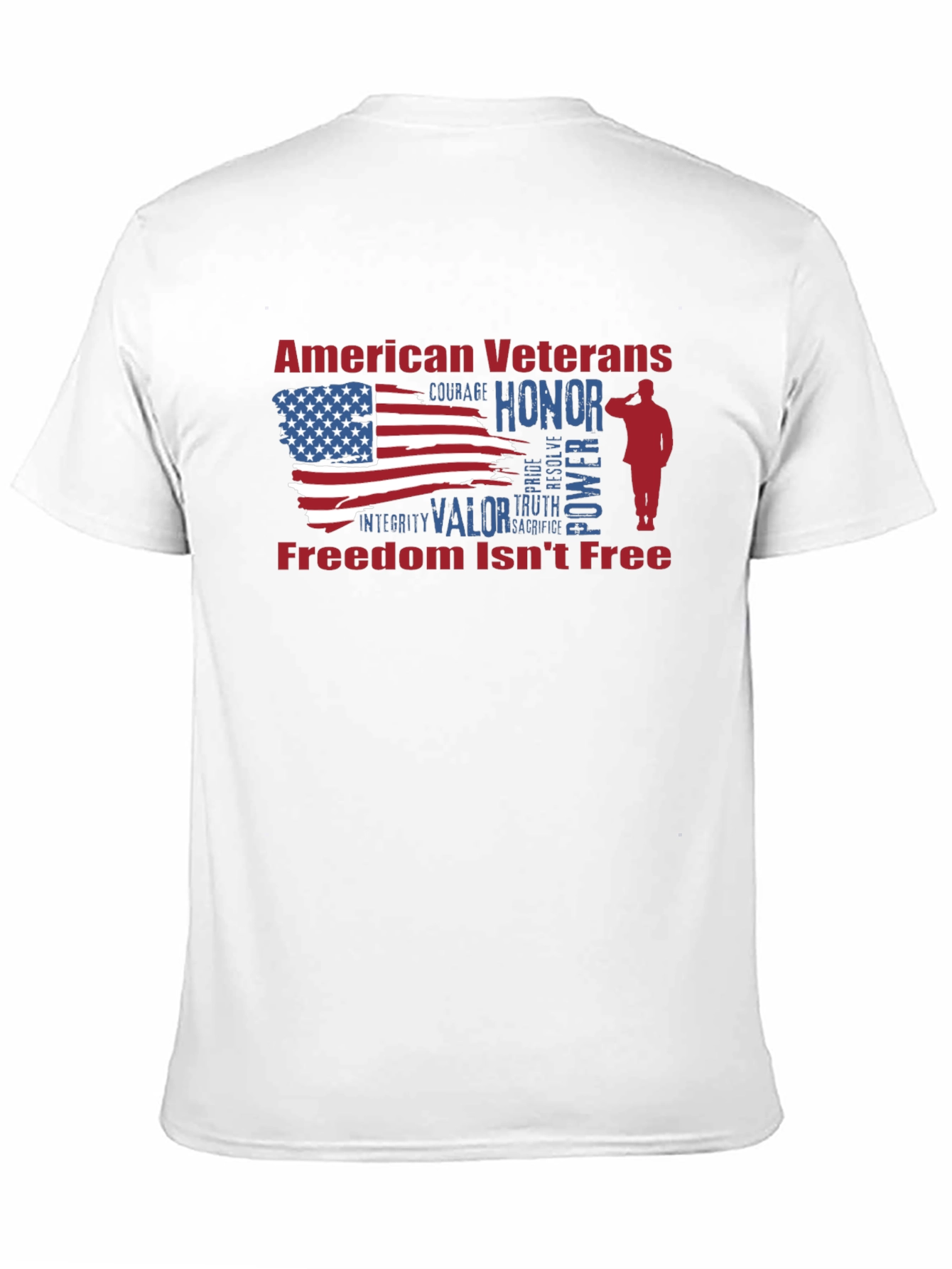 American Veterans Honor Graphic T-Shirt