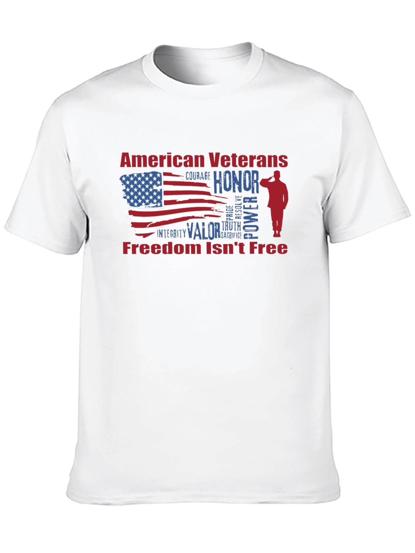 American Veterans Honor Graphic T-Shirt