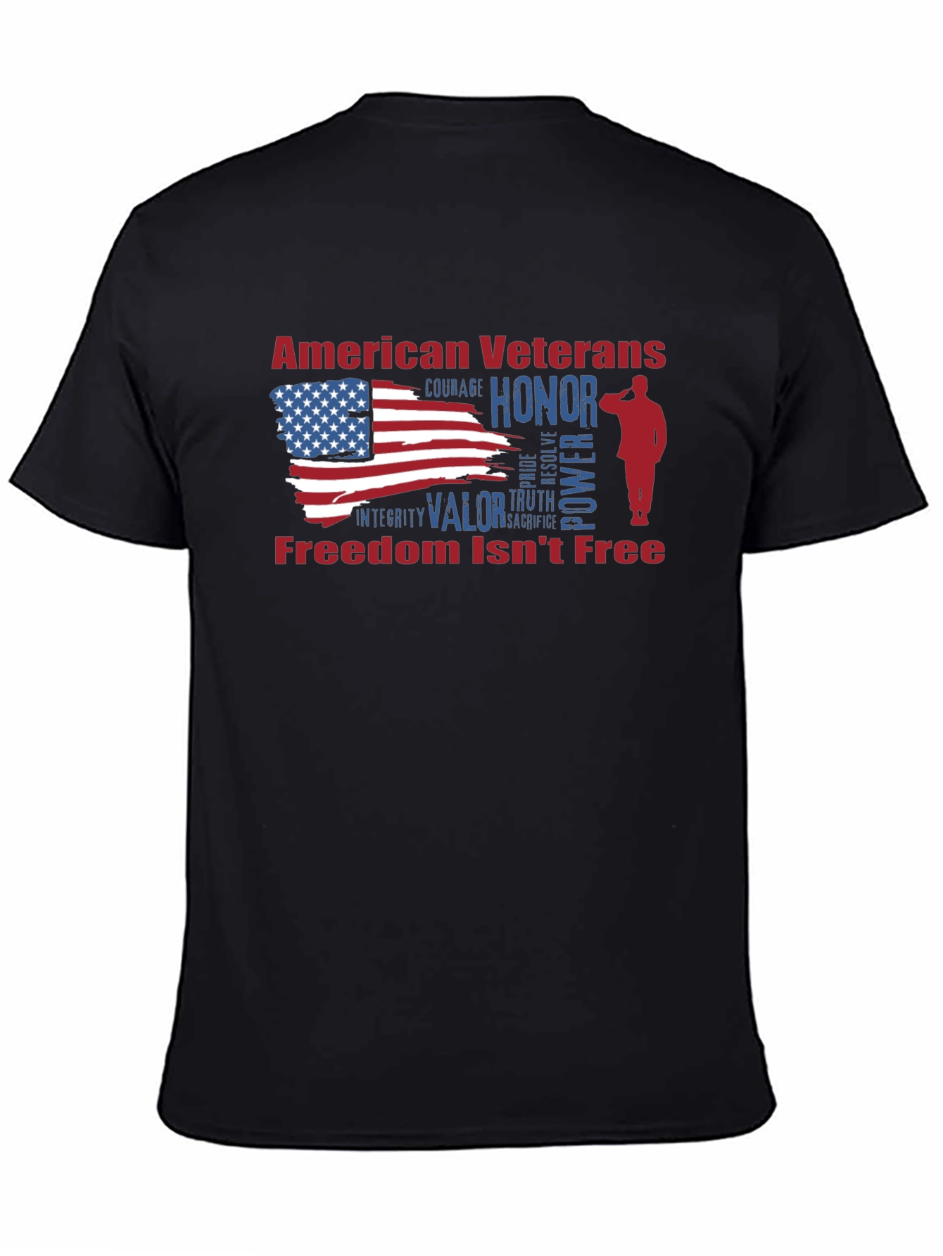 American Veterans Honor Graphic T-Shirt