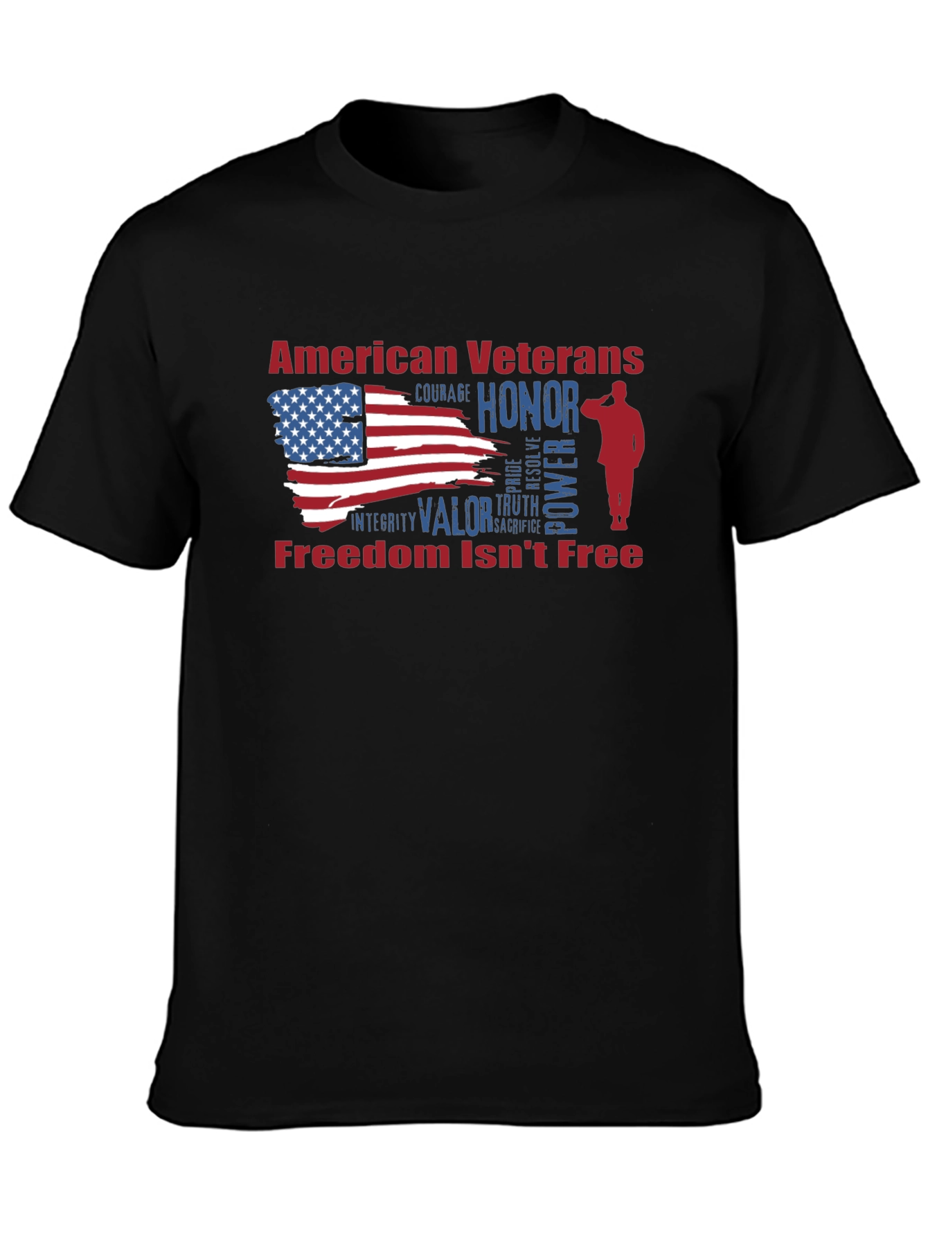 American Veterans Honor Graphic T-Shirt
