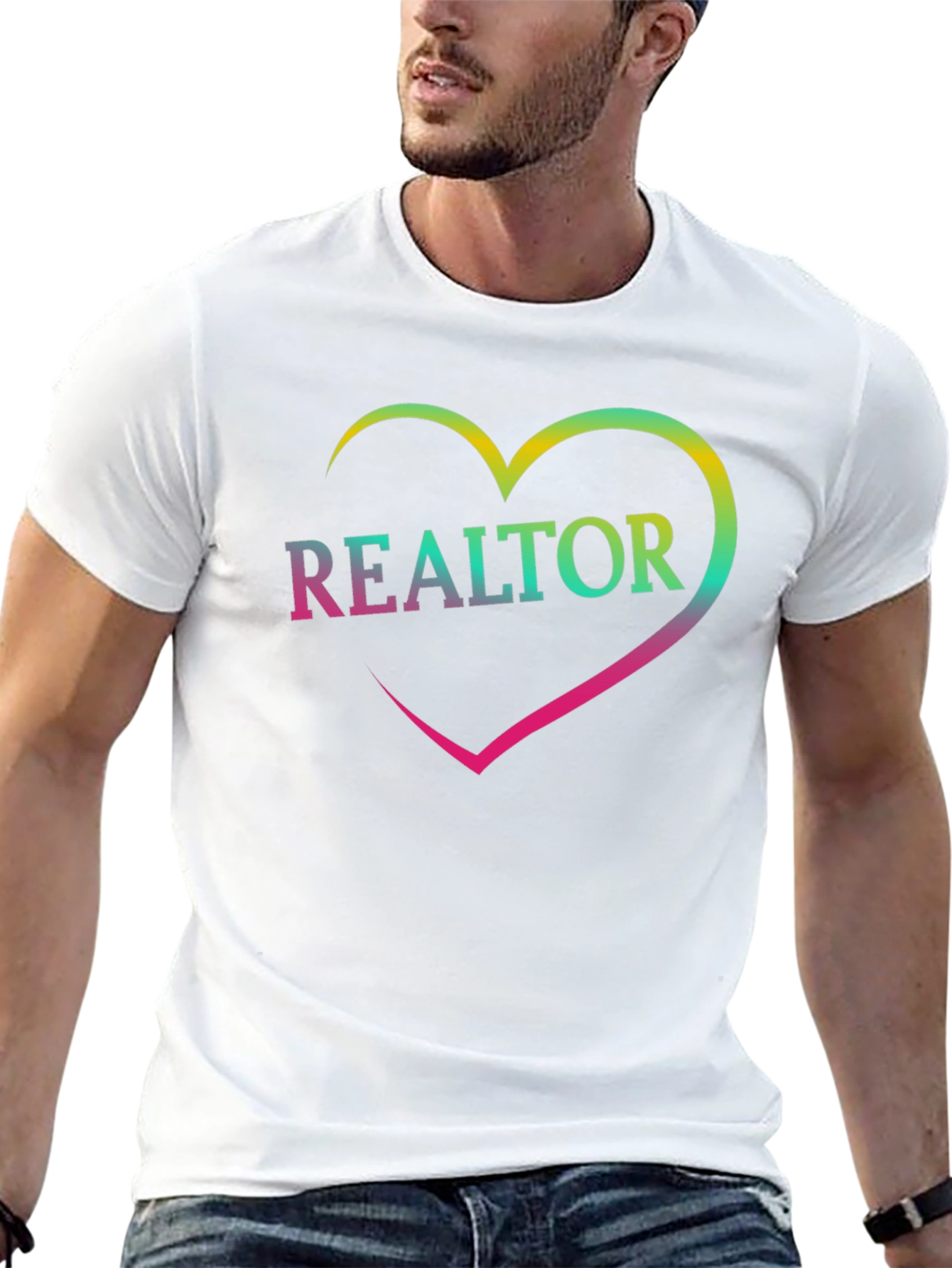 Realtor Heart T-Shirt - Stylish Real Estate Apparel