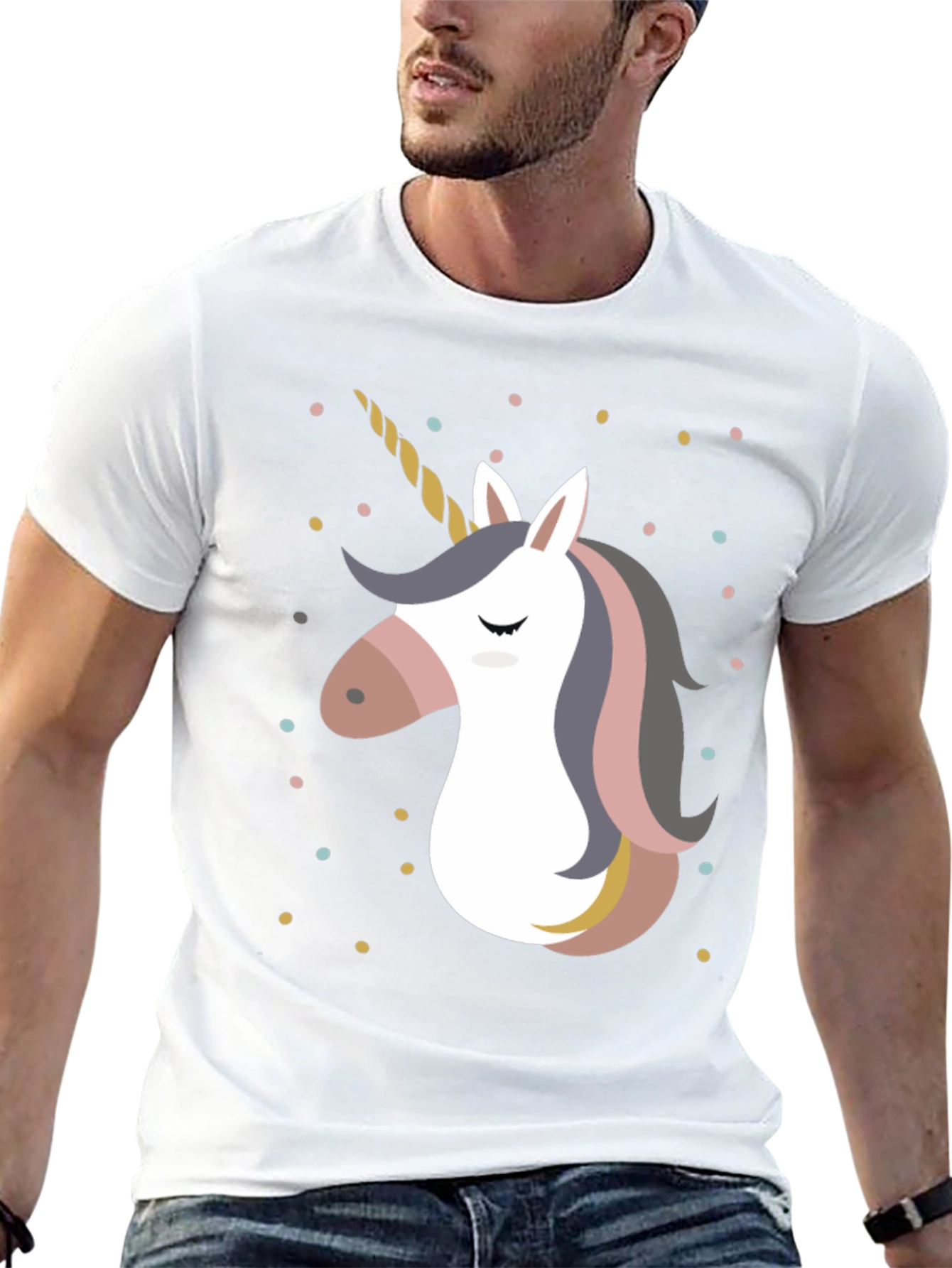 Unicorn Graphic Print T-Shirt