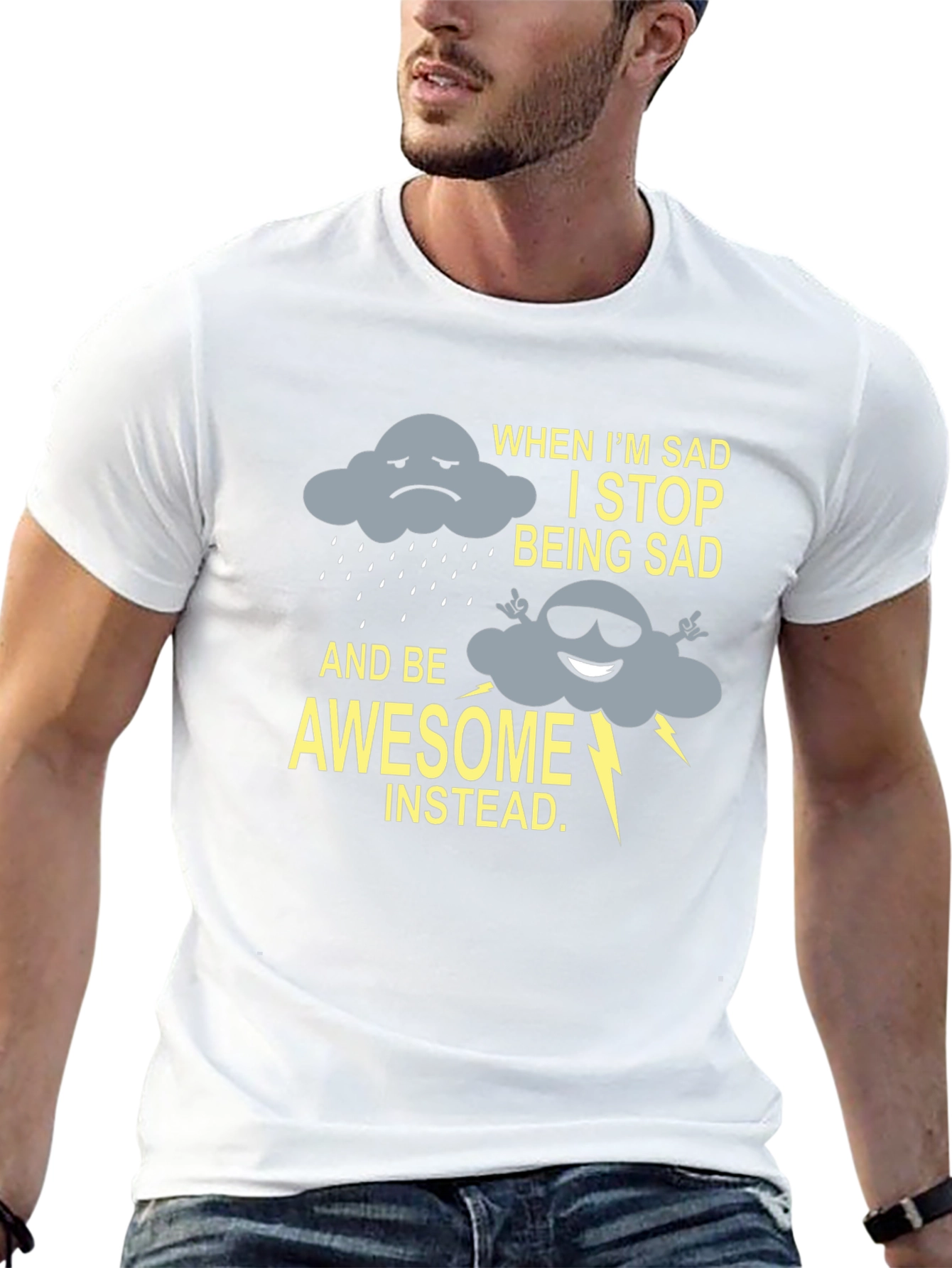 Awesome Instead T-Shirt - Funny Graphic Tee