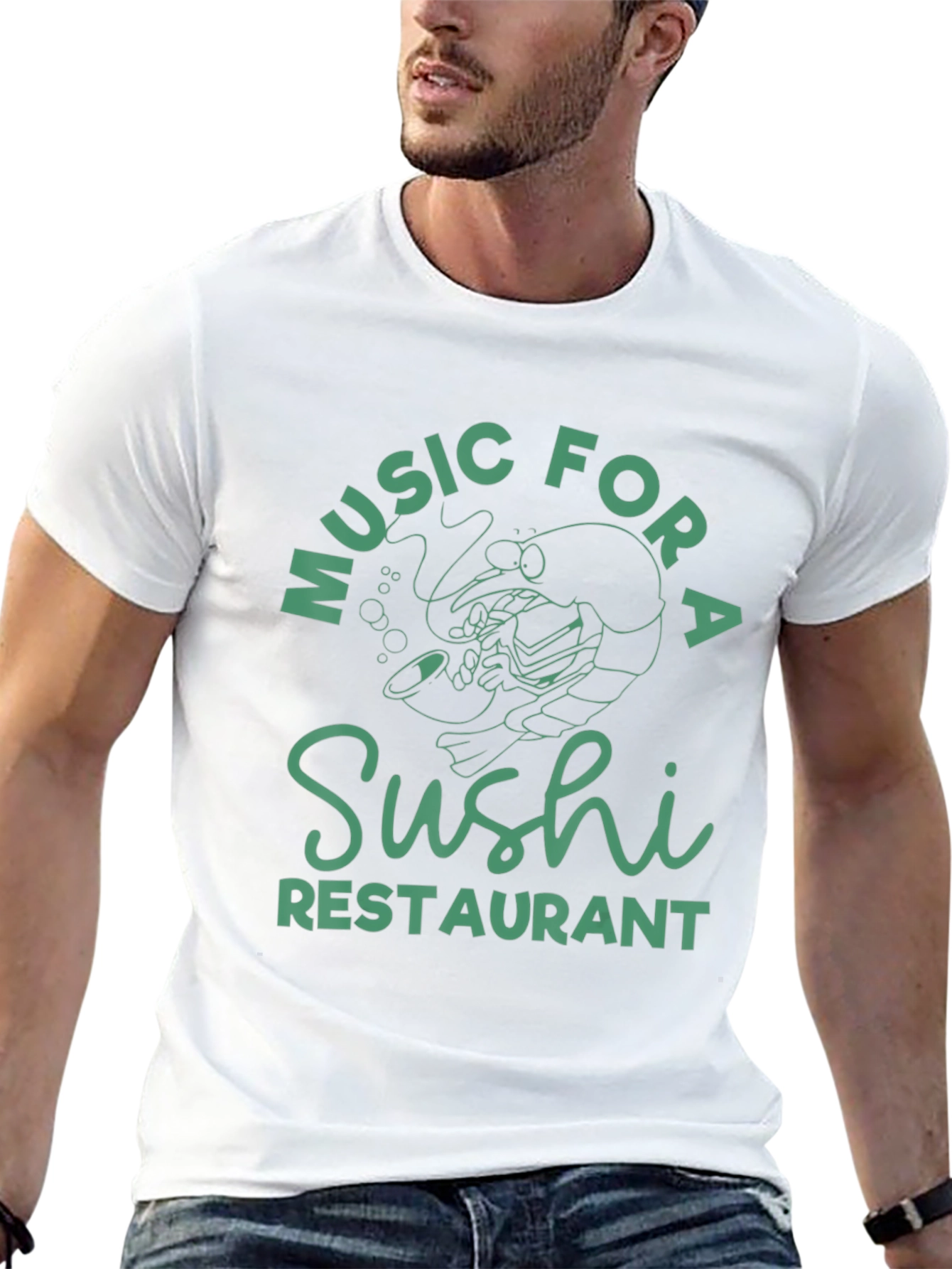Music for a Sushi Restaurant Graphic Tee