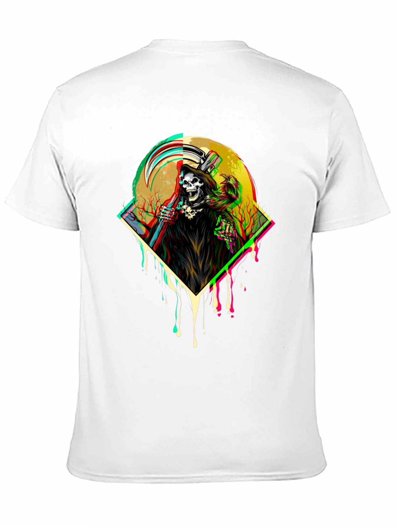 Grim Reaper Graphic Tee - Dark Humor T-Shirt