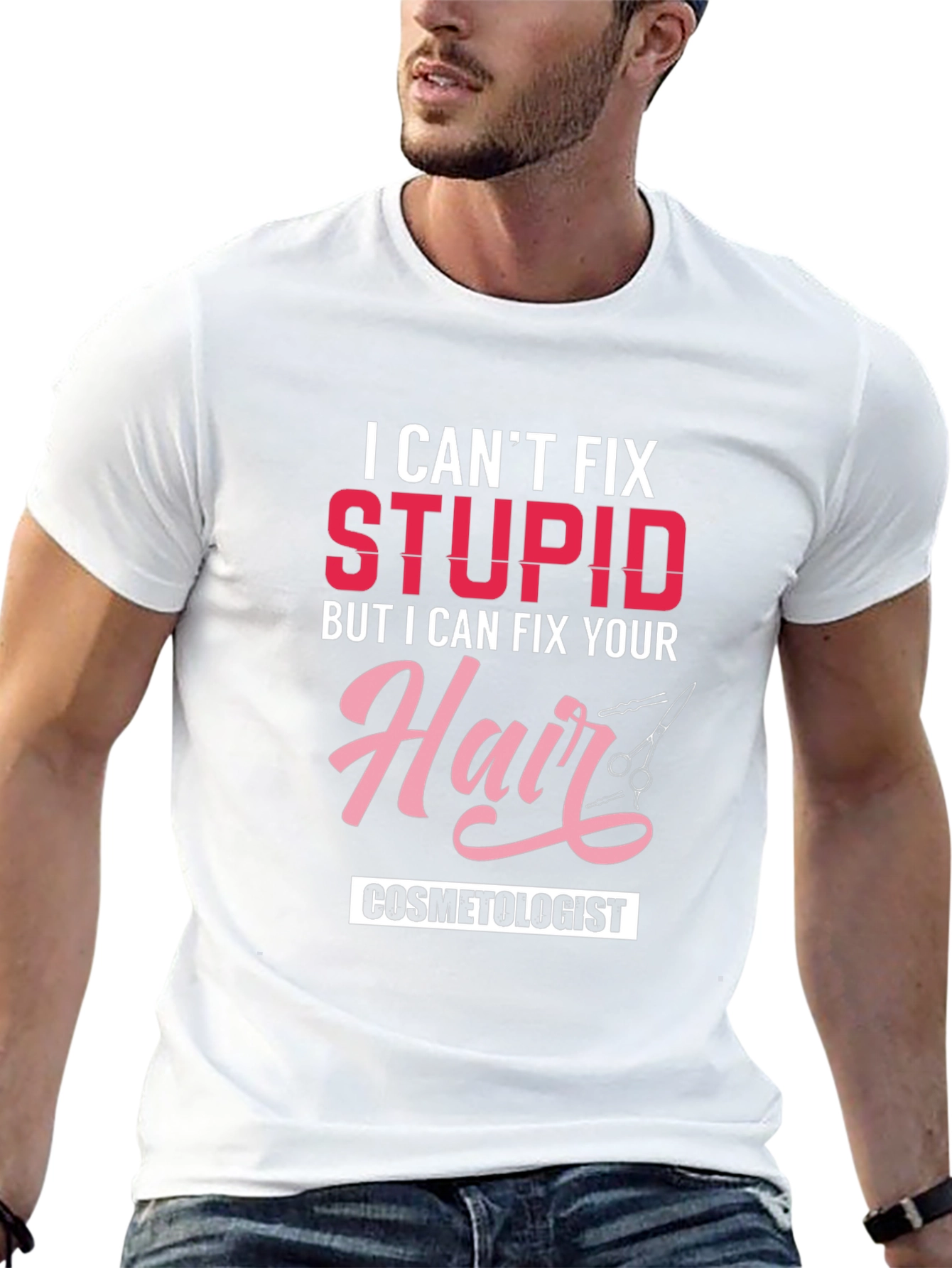 Cosmetologist T-Shirt - I Can Fix Your Hair!