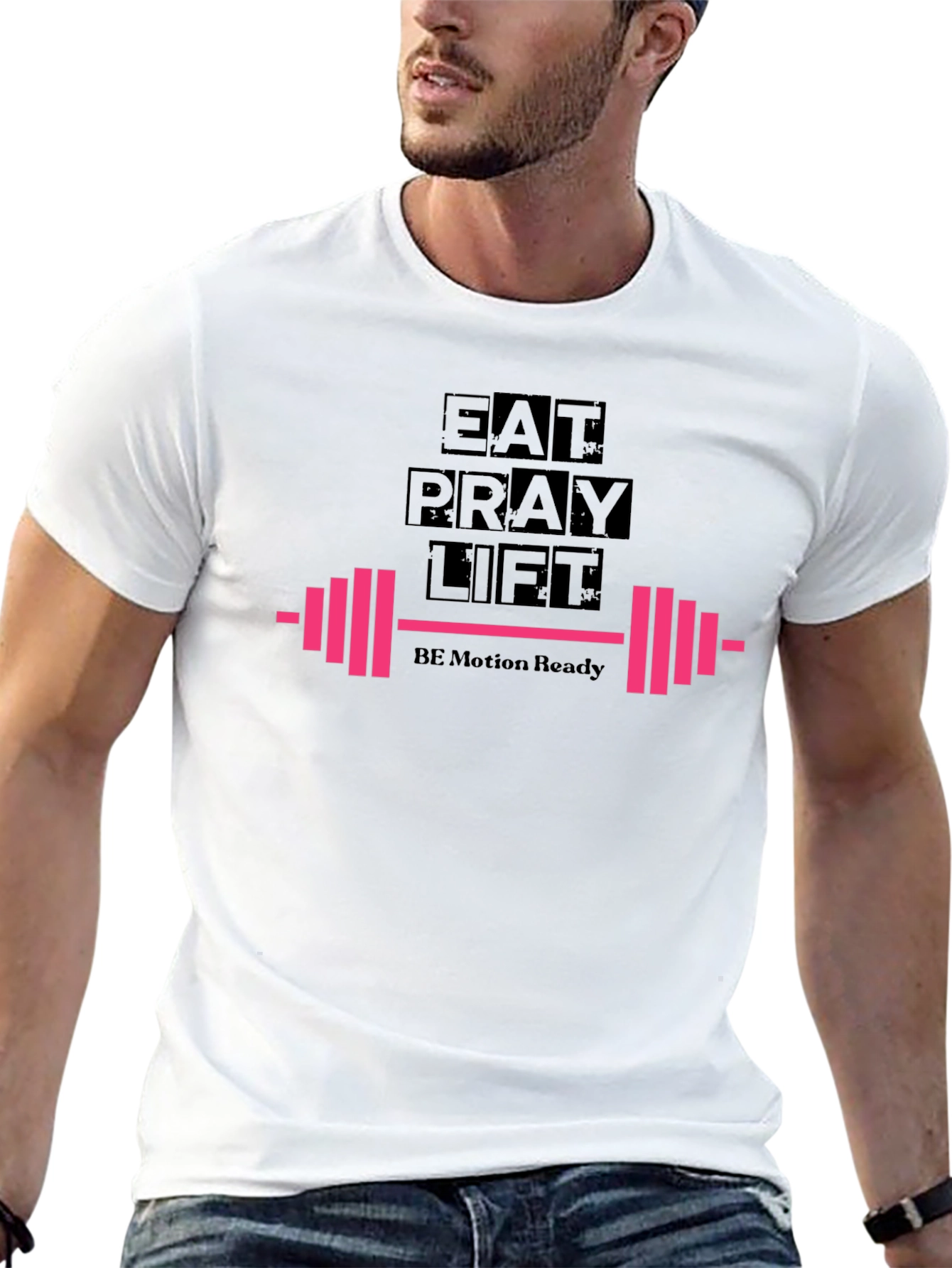 Eat Pray Lift Black T-Shirt