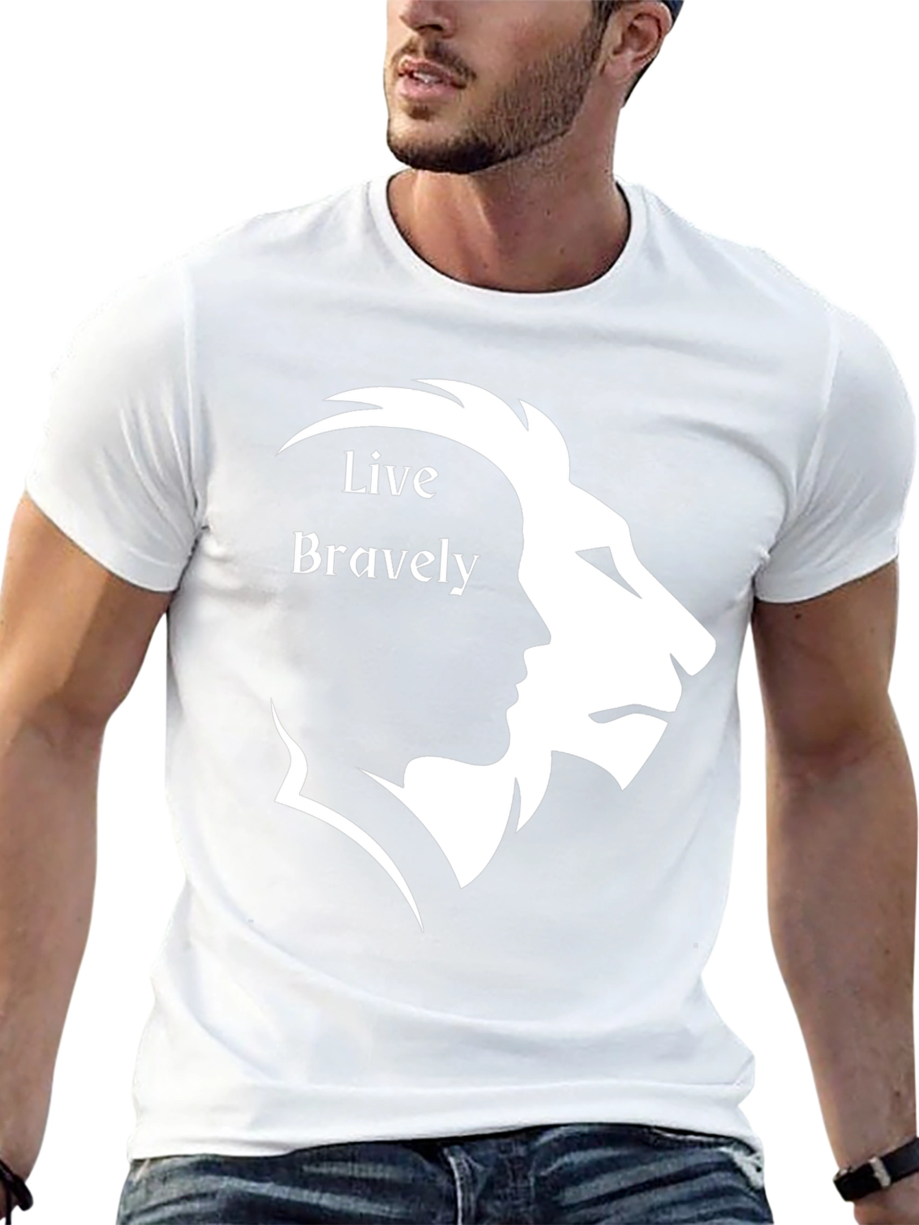 Live Bravely Graphic T-Shirt