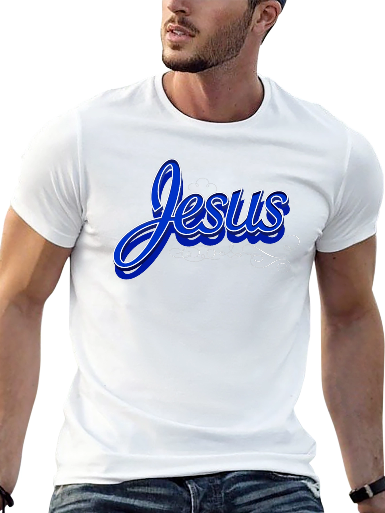 Jesus Graphic T-Shirt - Stylish Christian Apparel