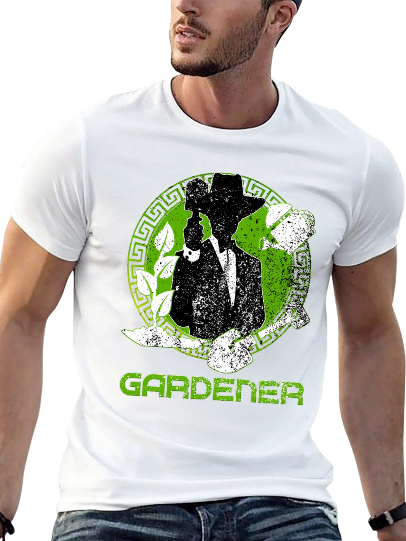Gardener T-Shirt: Silhouette Design