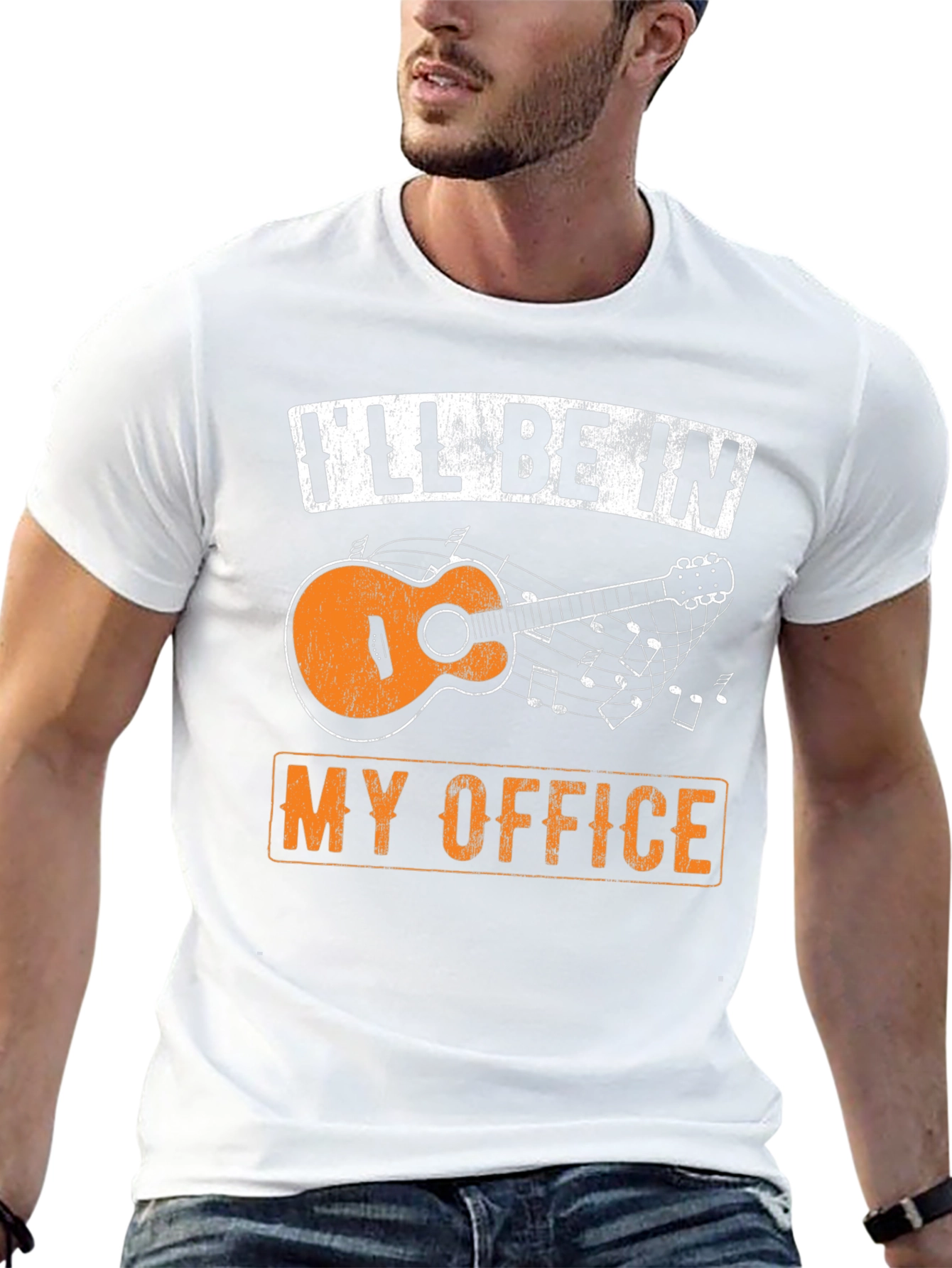 Guitar Office T-Shirt - Musician Gift