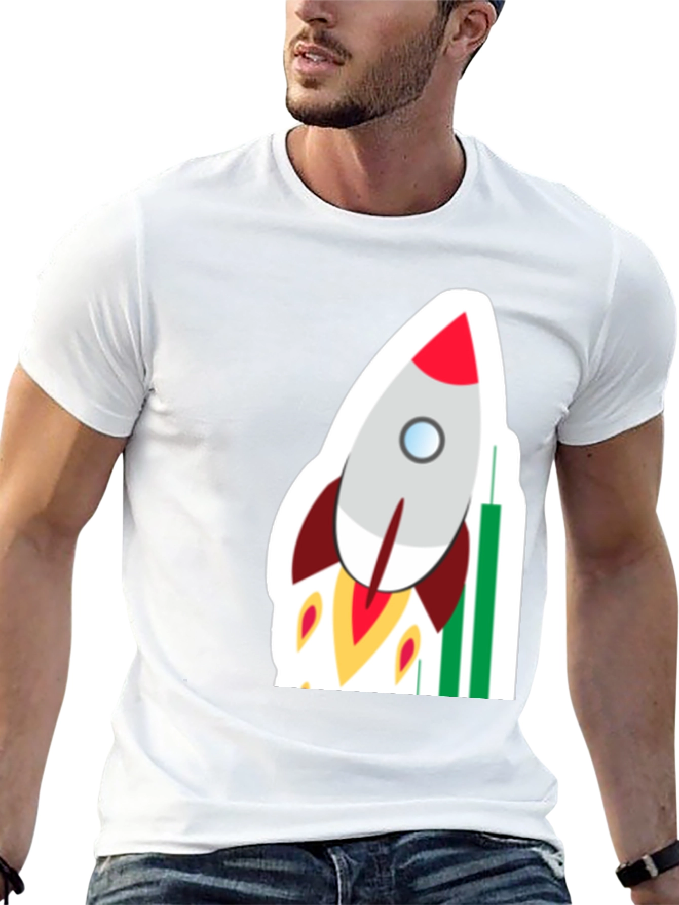Rocket Launch T-Shirt - Crypto Moonshot Design