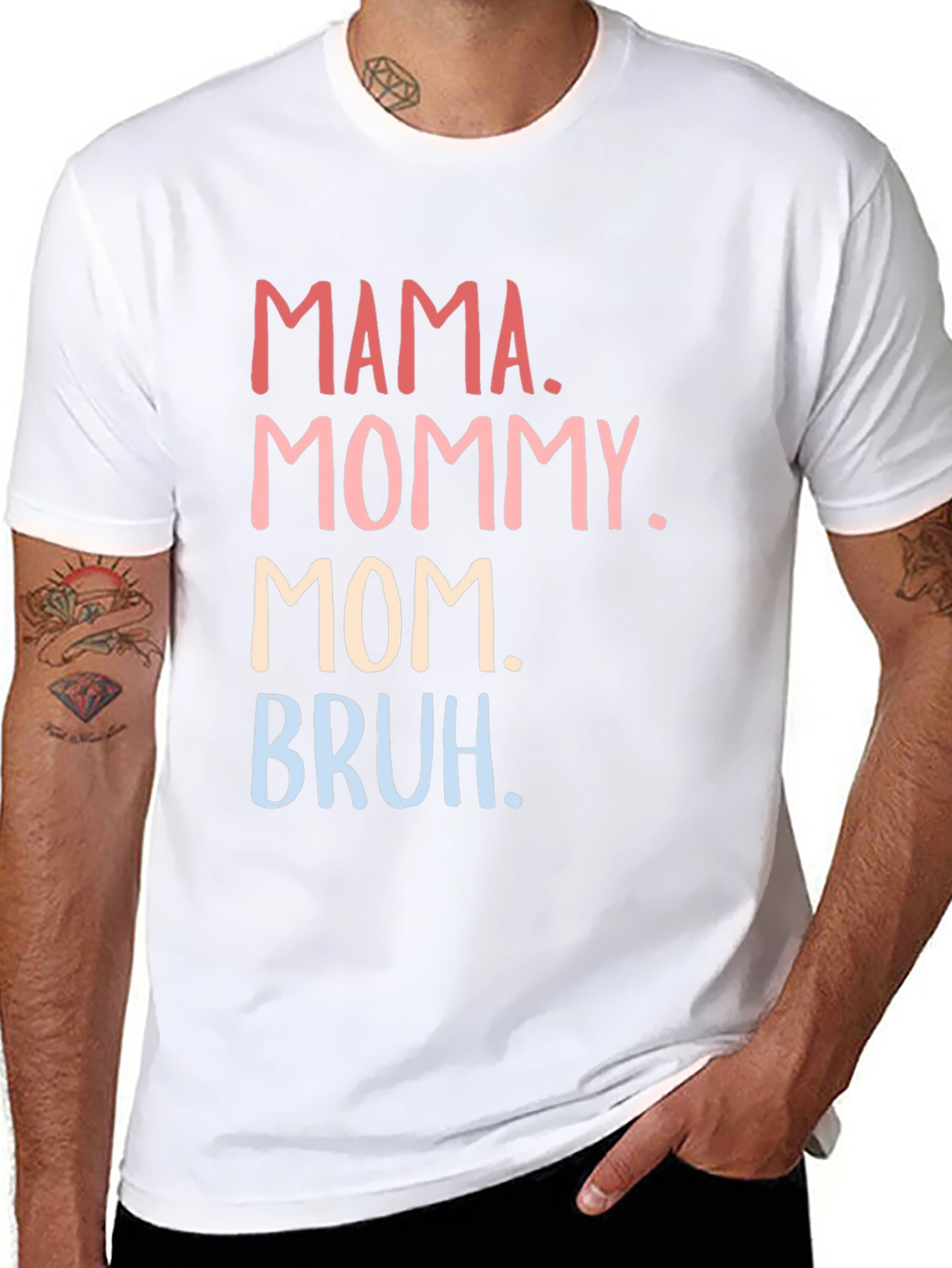 Mama Mommy Mom Bruh Funny T-Shirt