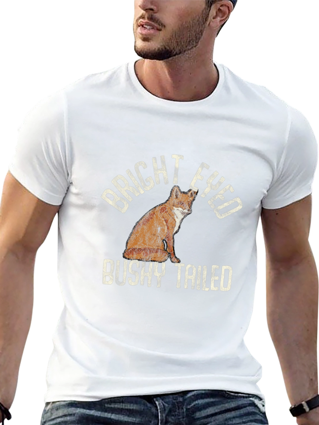 Bright Eyed Bushy Tailed Fox Graphic Tee