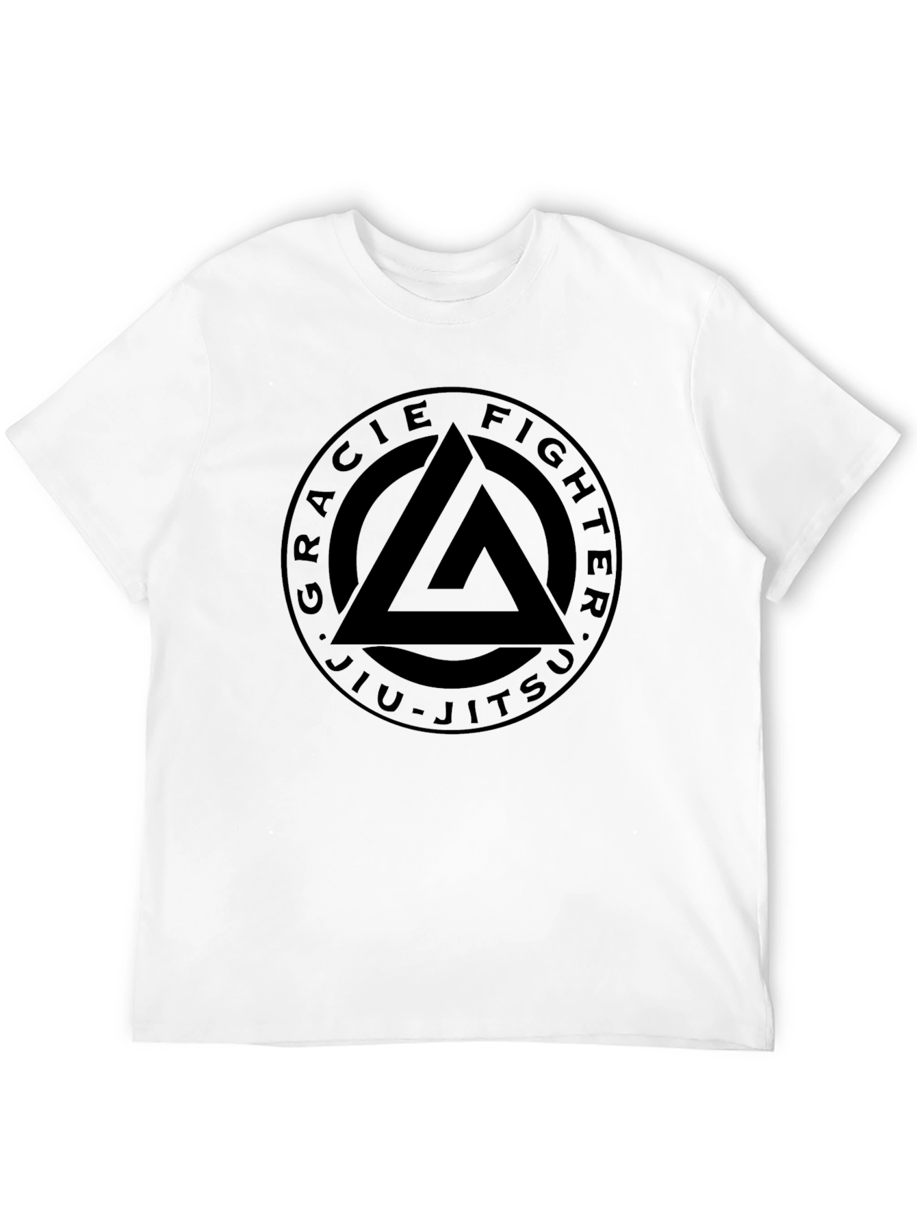 Gracie Jiu-Jitsu Fighter Black T-Shirt
